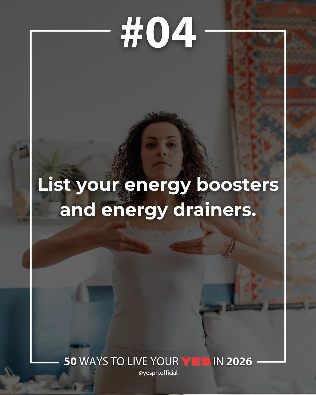 Pay attention to what gives you energy and what quietly takes it away. 
It could be certain habits, conversations, routines, or environments.
This kind of self-awareness supports mental health, emotional well-being, and better daily balance.

When yo