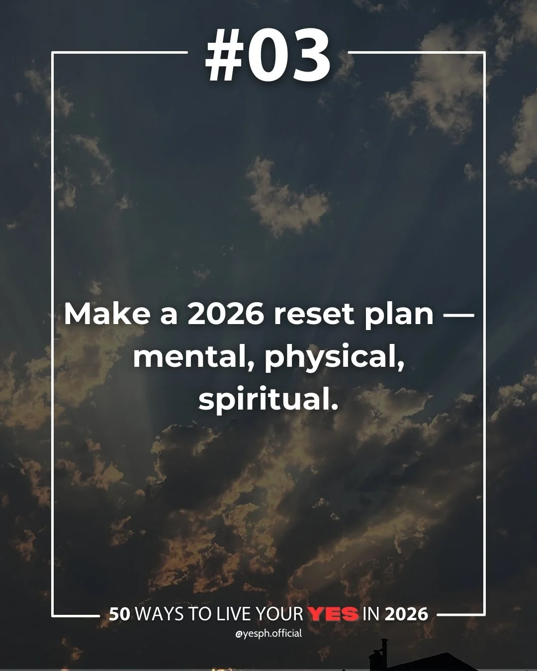 Think beyond productivity. What do you need to feel steady, healthy, and grounded next year?

This could mean setting boundaries for your mental health, rebuilding physical routines that support your energy, or creating quiet space for reflection and