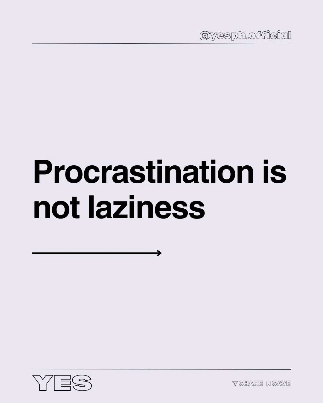 Procrastination is not always laziness. It can be connected to stress, anxiety, fear of failure, perfectionism, or feeling overwhelmed.

Mental health and emotional regulation play a bigger role in productivity than most people realize. Small actions