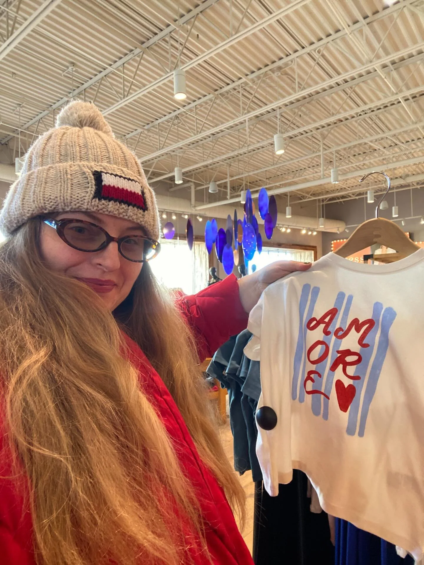 We are so proud of our designer Anna! You may recognize her if you have stopped in our shop to get something framed. She has collaborated with @anthropologie on a pre spring 2026 collection with two of her designs. Available online and in store! You 