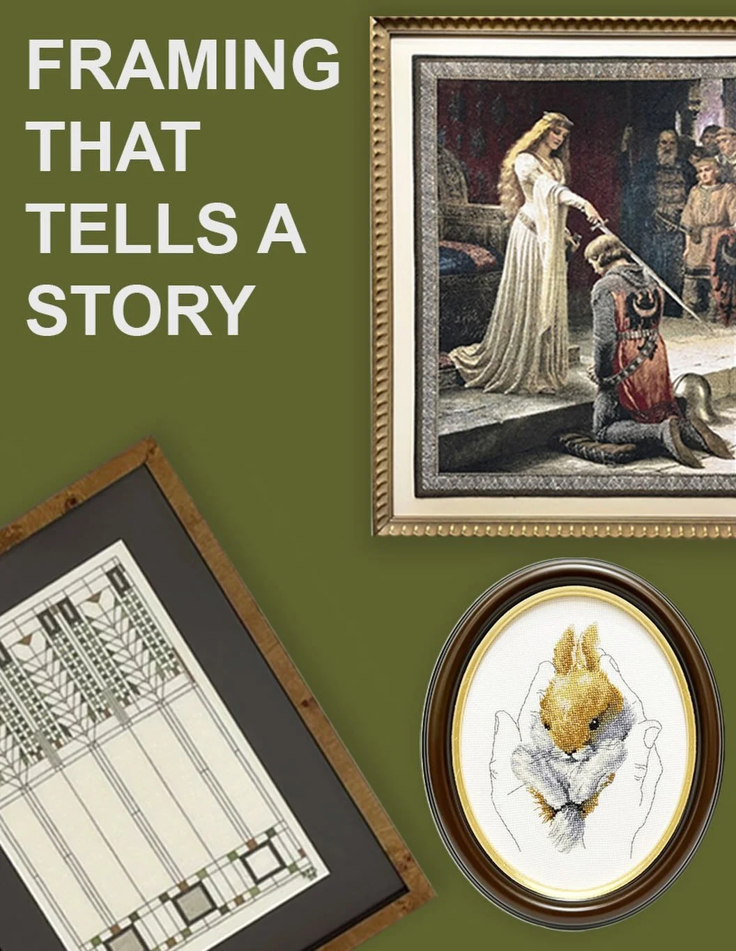 Framing not only transforms your art, but it can reinvent the interior of your home. We are currently loving frames that have a story to tell-whether that&rsquo;s through texture, shape, or color. We have a wide selection of frames that can bring ric