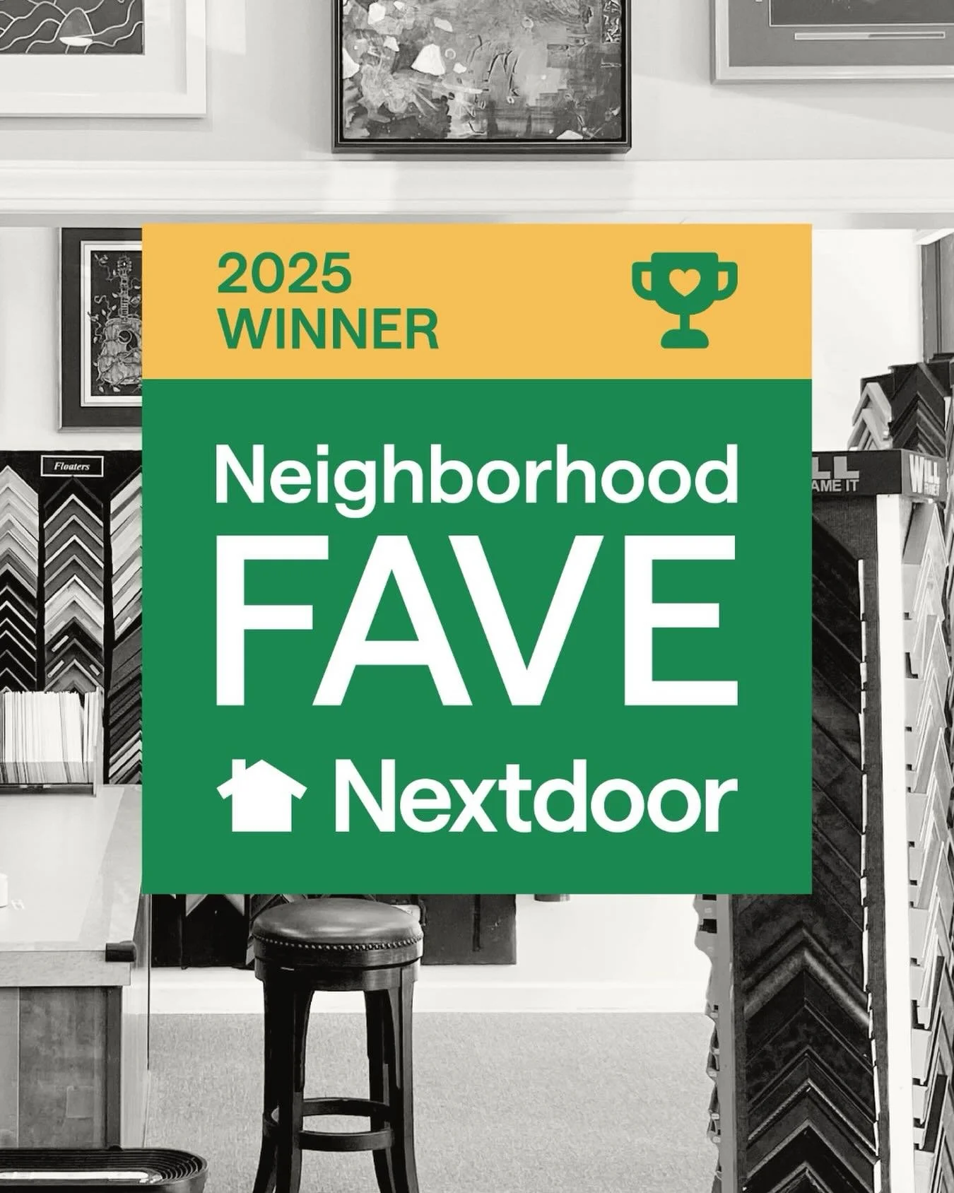 Did we mention we were chosen as a Nextdoor Neighborhood Fave for 2025?

We love our community and appreciate every one of you. Thank you for all your kind words on the World Wide Web- we read each review and are so grateful for every one. 
.
.
.
.
#