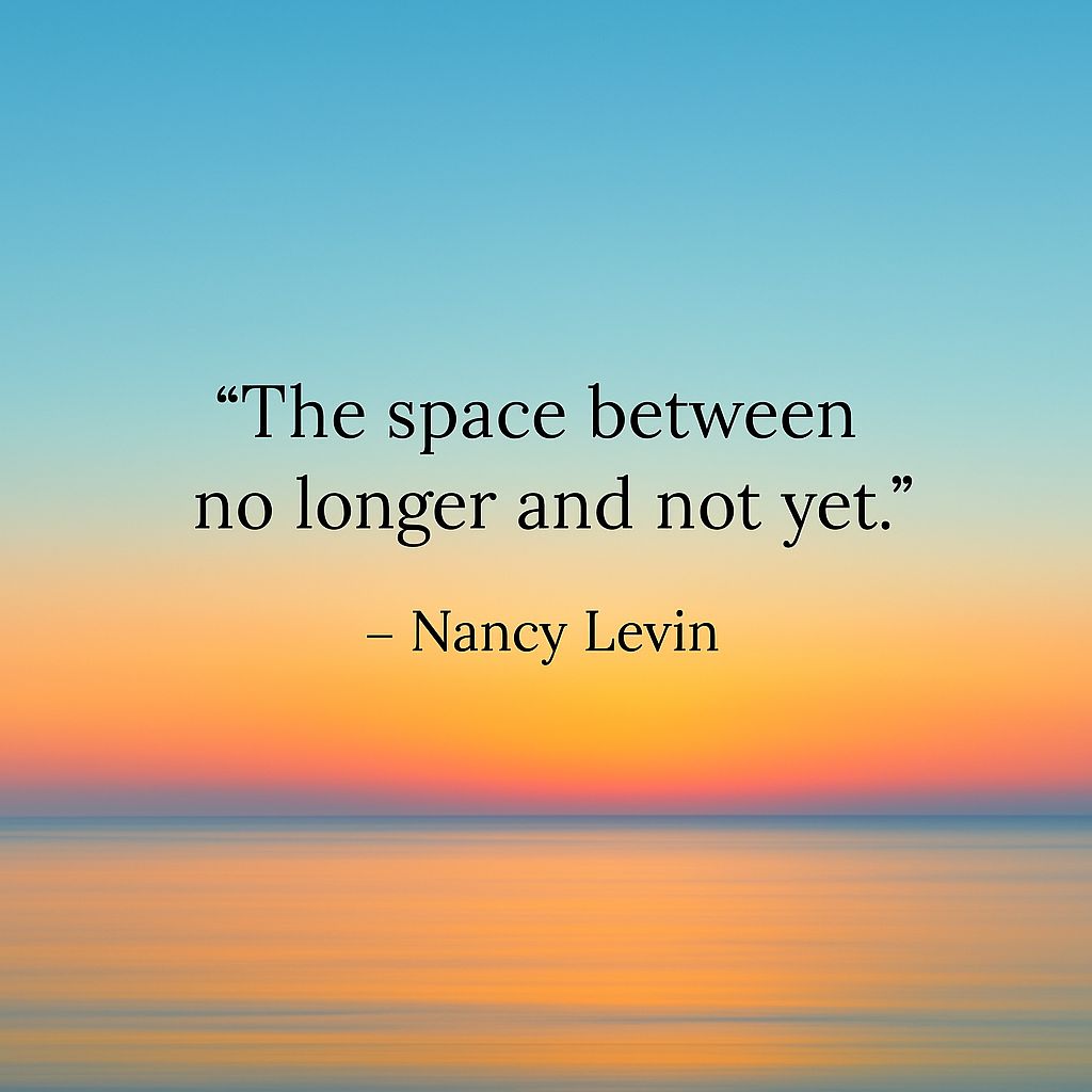 The Space Between Who You Were and Who You're Becoming