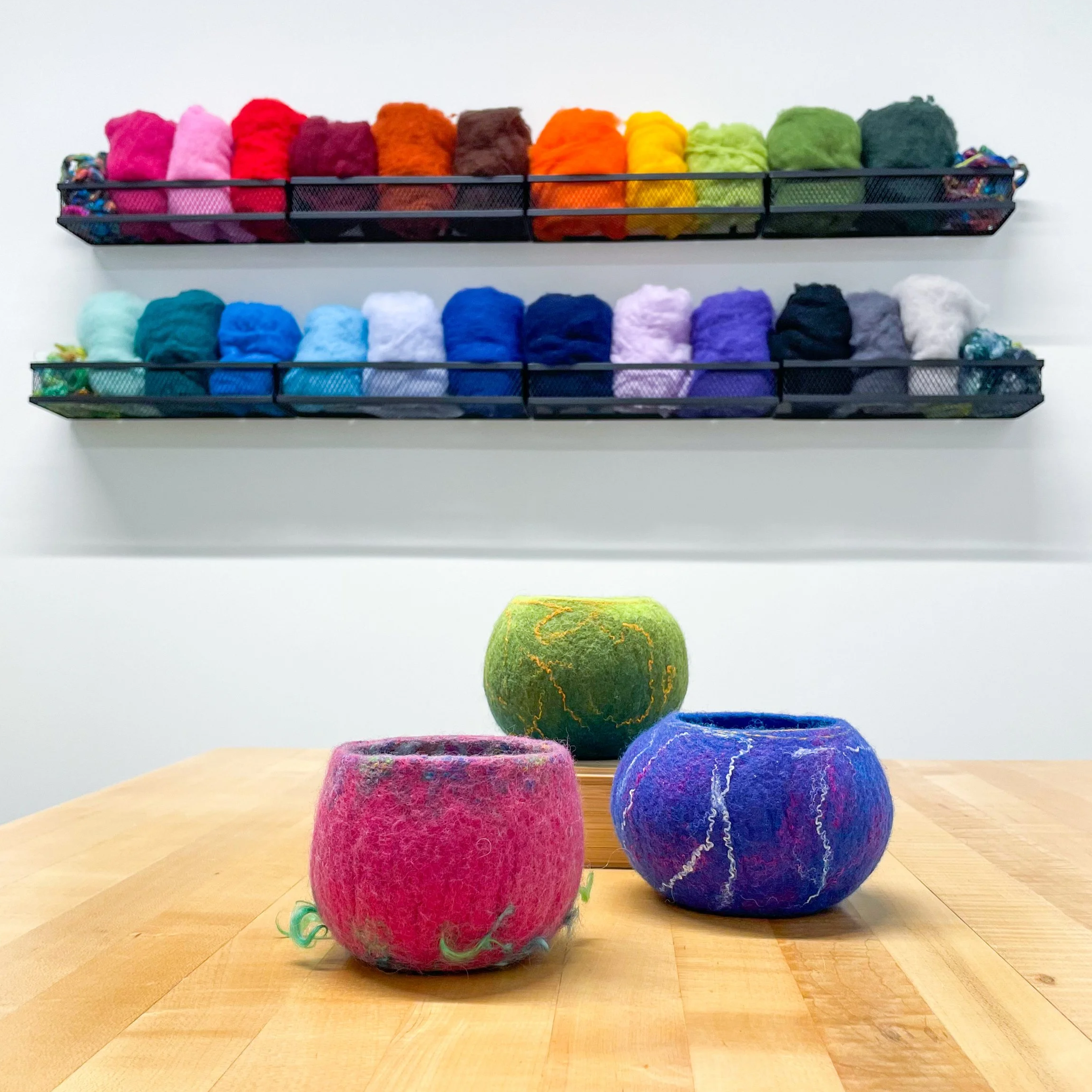 April 11: Wet-Felted Bowl Workshop: 10:30-2:00