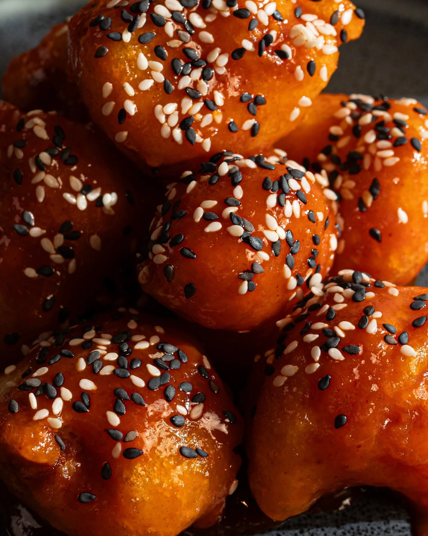 Korean Fried Cauliflower 🔥

The dish everyone talks about - and everyone orders (at least twice).

Cauliflower is put into a coconut brine to soften the texture, tenderise and season, it&rsquo;s then fried in a crispy batter and dressed with a Korea