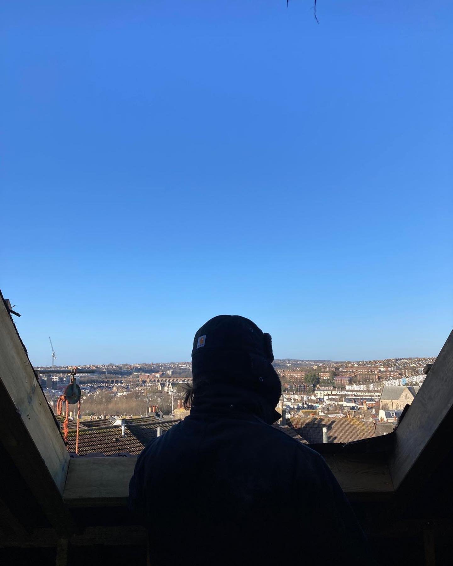 We&rsquo;re halfway through our first loft project as Sasquatch! 

Can&rsquo;t stop looking from the huge windows at this view of Brighton. 

#loft #sasquatchdesign #dreamy