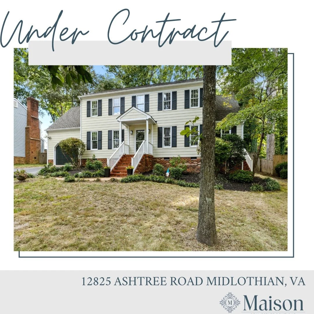 Congratulations to my sellers! They put in the hard work to get this home market ready and it paid off! 

Thank you @summit_staging for making it look like home!

#rvarealtor #listingagent #rvarealestate #buyandsellhomes #undercontract #midlothian