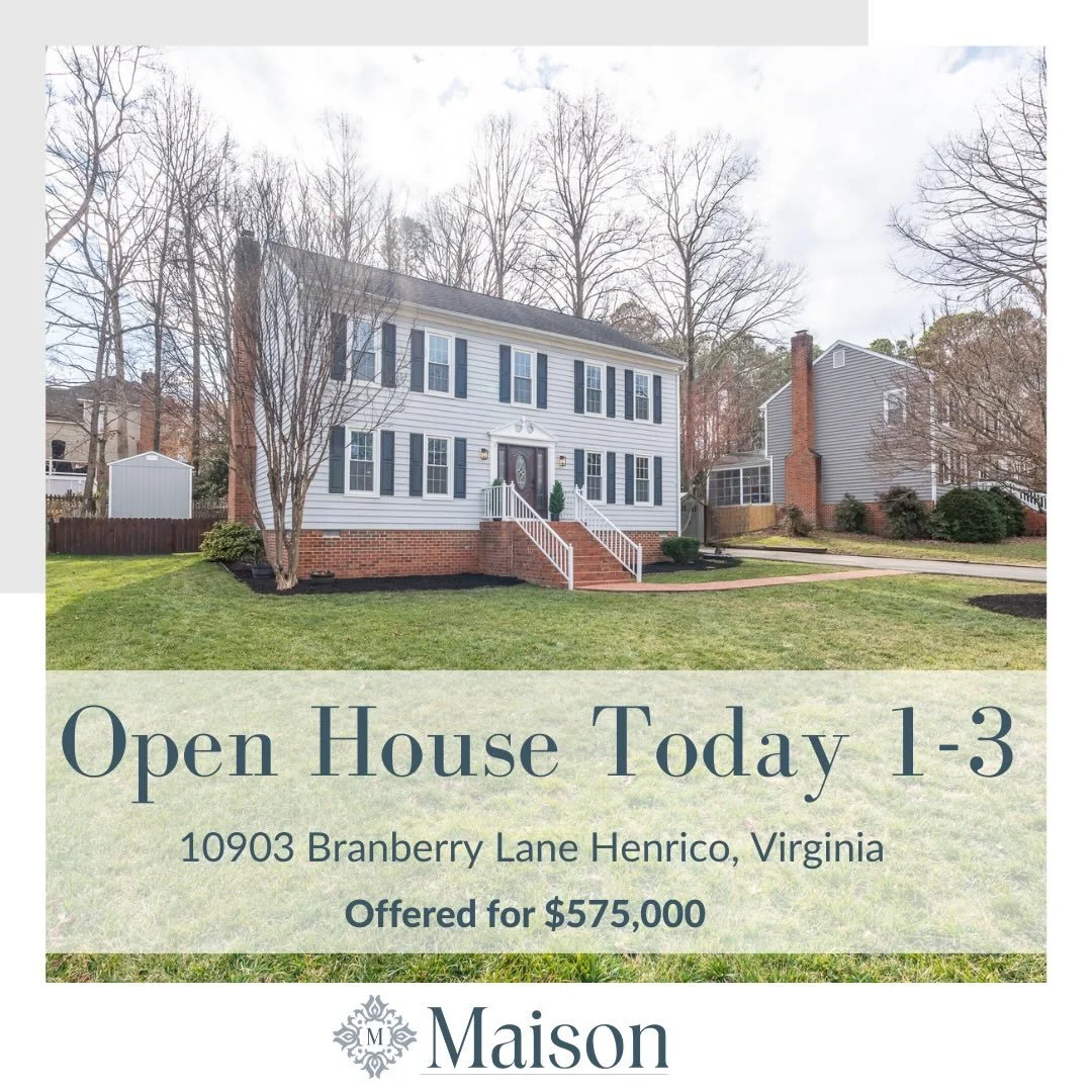 OPEN TODAY 1-3! Stop by and see this beautiful home in Short Pump! 

Offered for $575,000