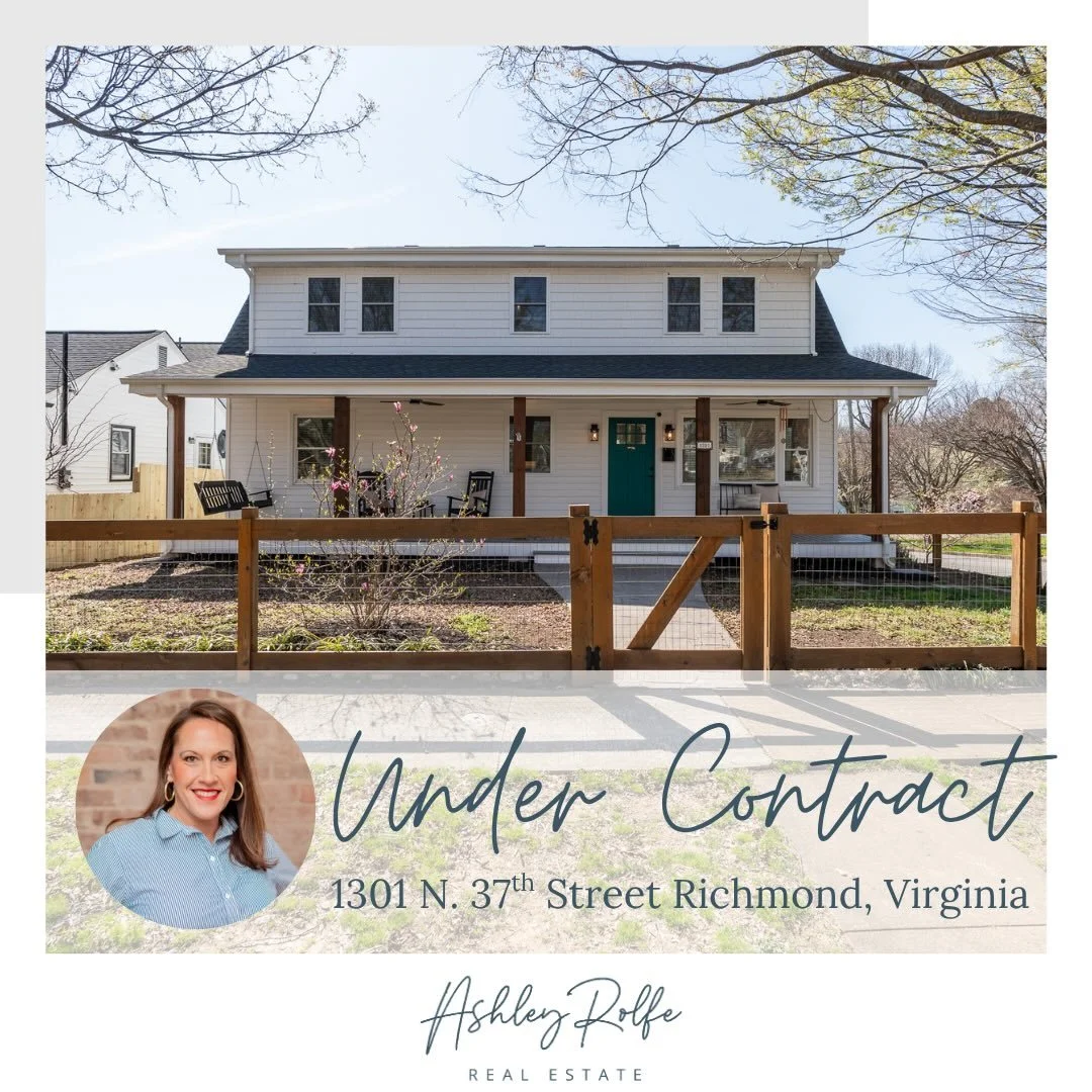 Congratulations to my sellers on going under contract this weekend! I know this is bittersweet for them as they have poured their heart and soul into this home!