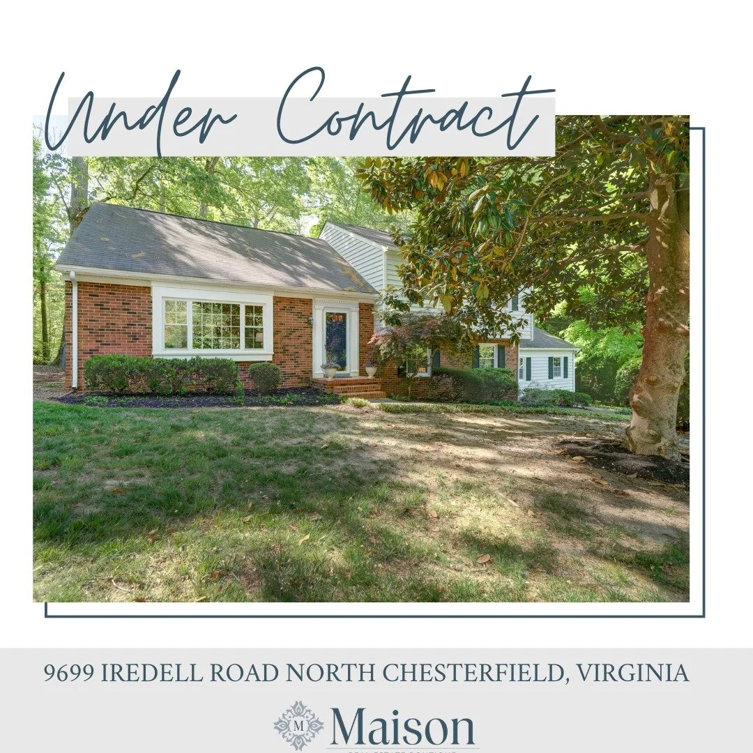 And just like that we are under contract! Thank you to my sellers for trusting me to help them through selling their home of 40+ years!