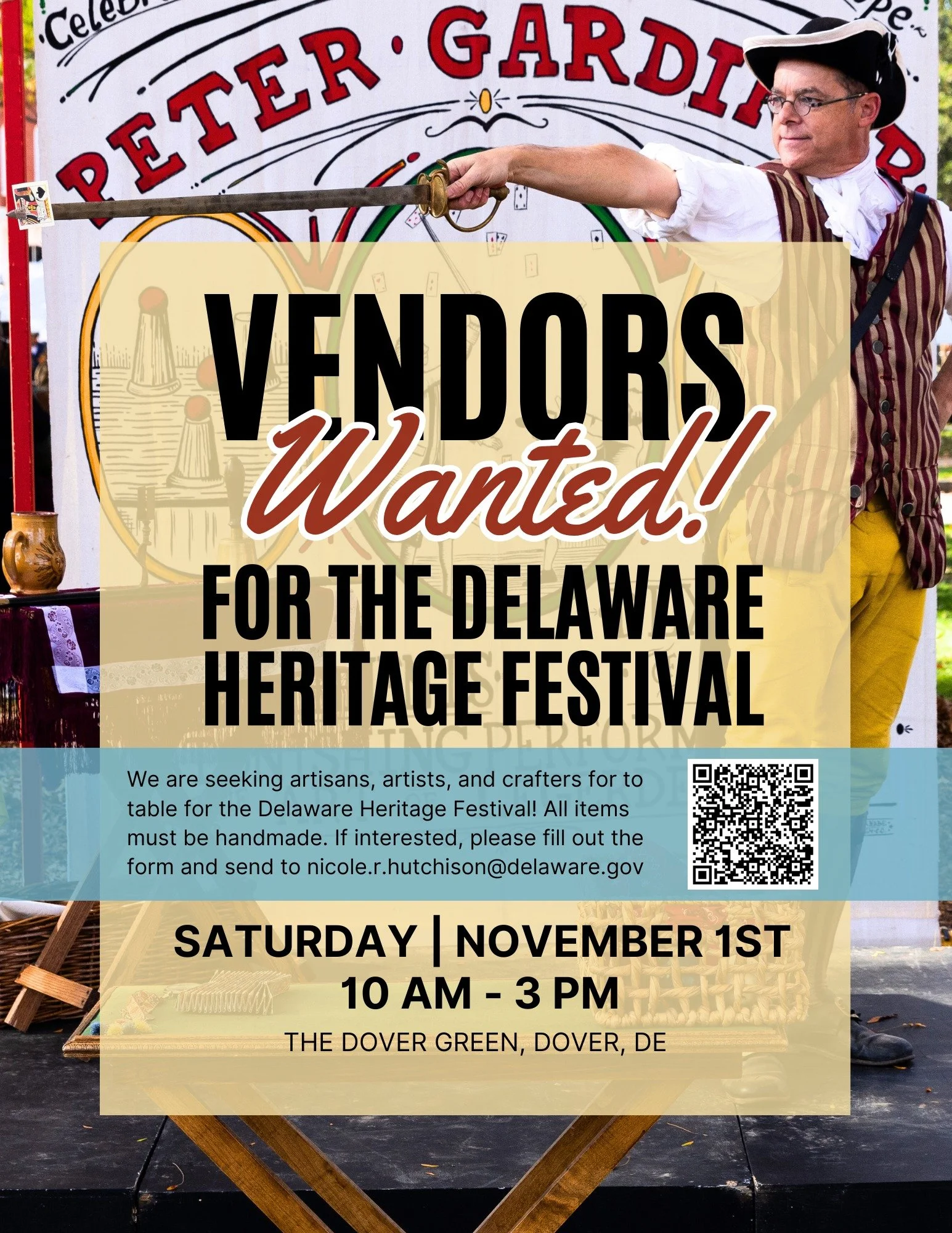 Delaware Heritage Festival seeking Artist Vendors