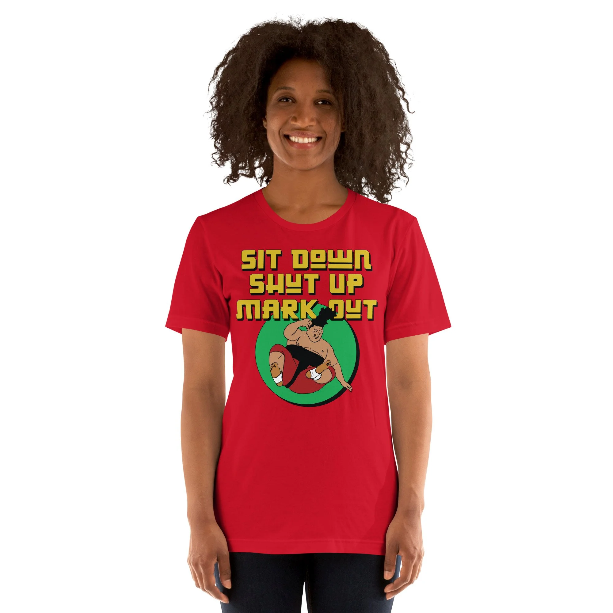 Sit Down Shut Up Mark Out Logo Tee - Unisex