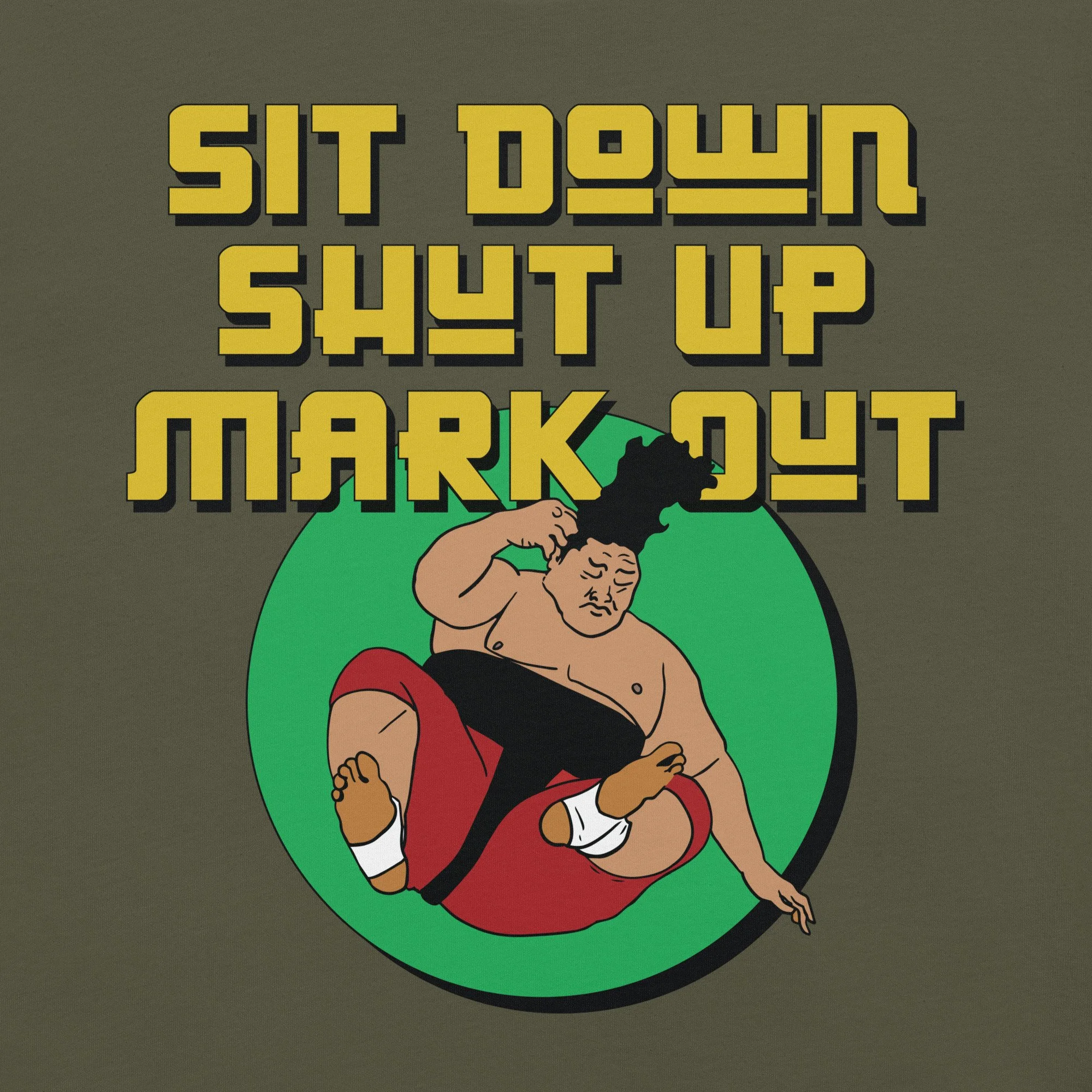 Sit Down Shut Up Mark Out Logo Tee - Unisex