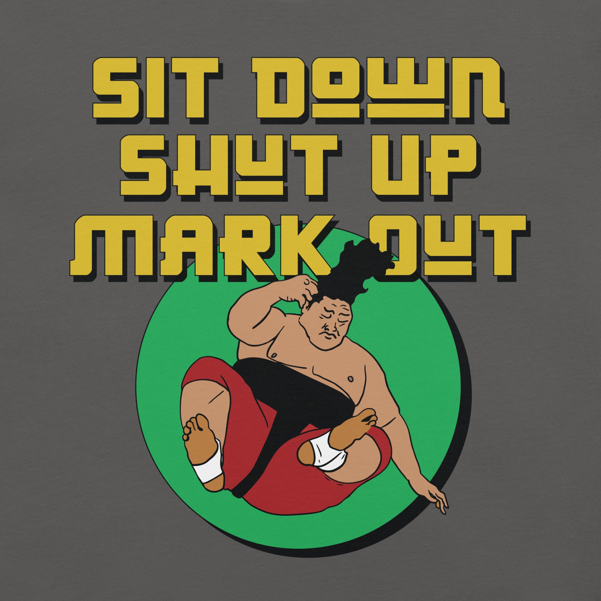 Sit Down Shut Up Mark Out Logo Tee - Unisex