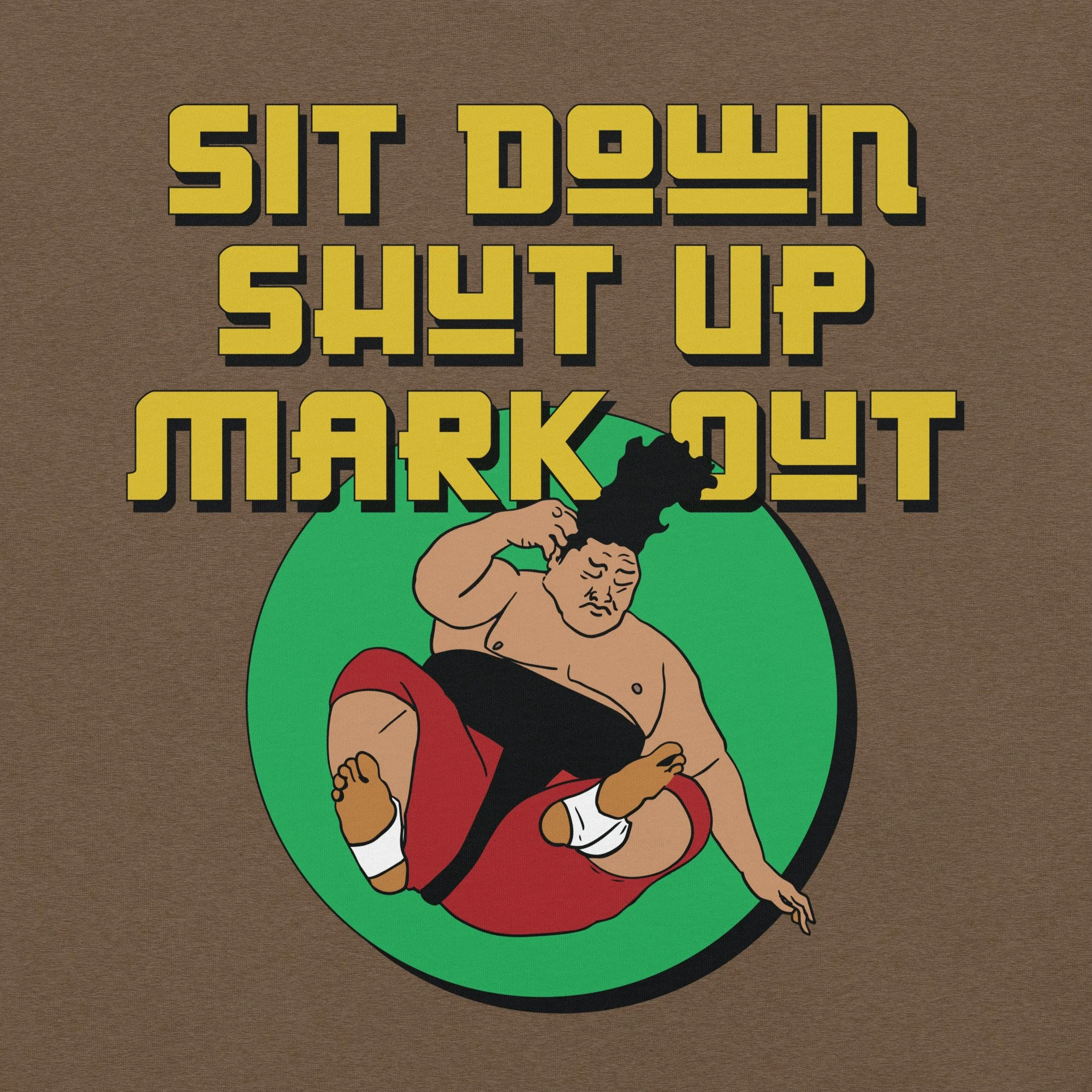 Sit Down Shut Up Mark Out Logo Tee - Unisex