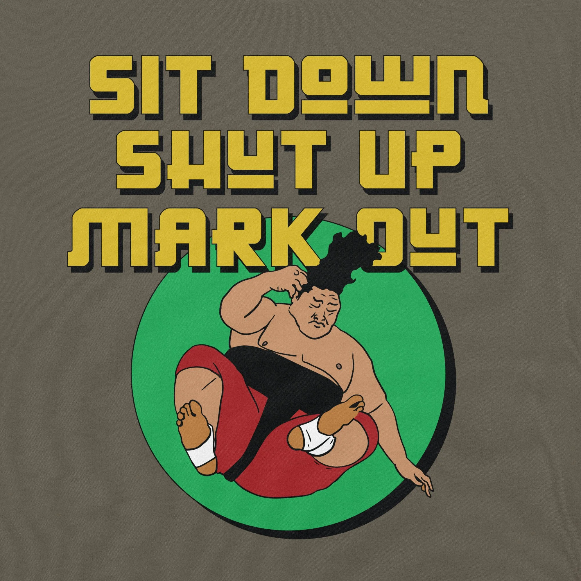 Sit Down Shut Up Mark Out Logo Tee - Unisex