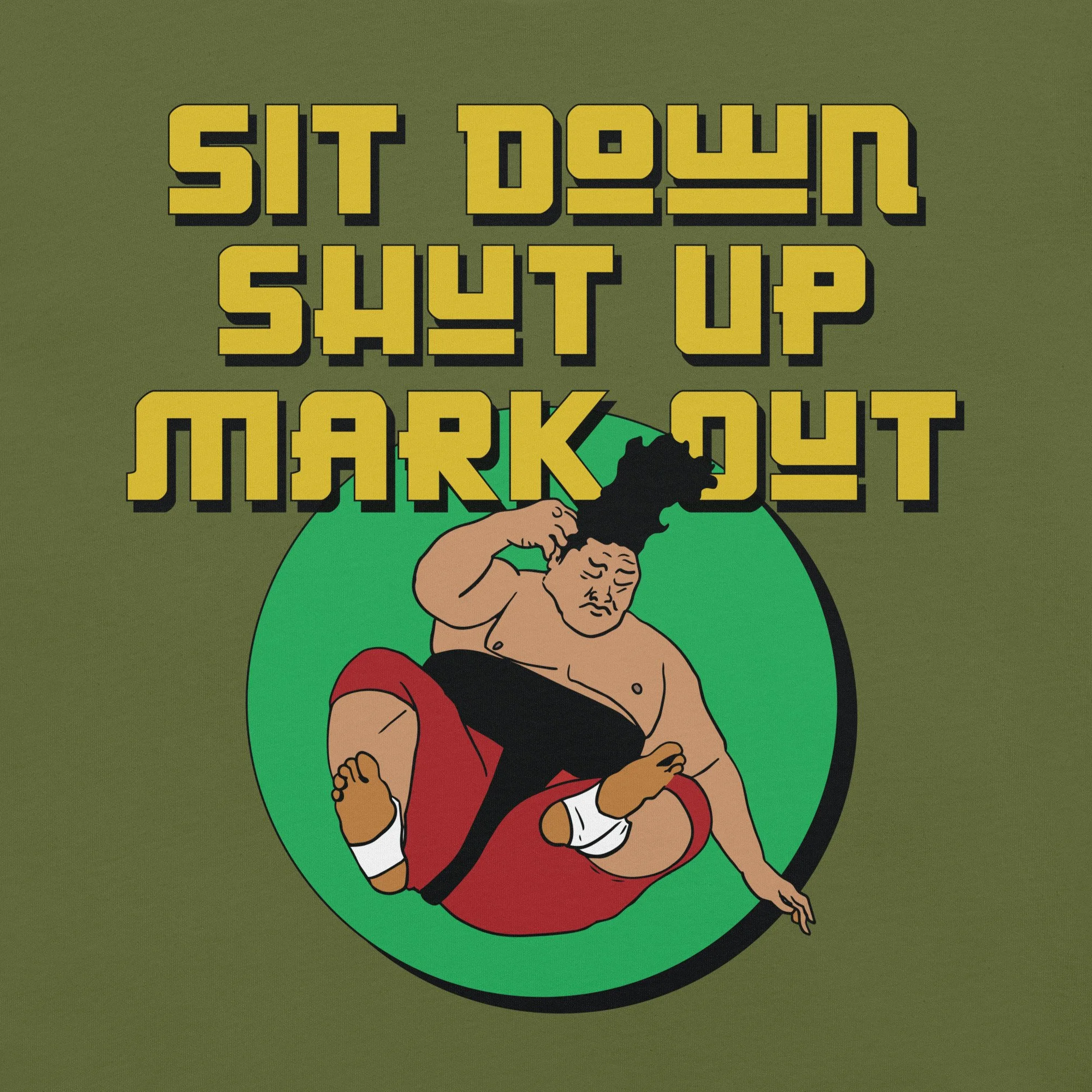Sit Down Shut Up Mark Out Logo Tee - Unisex