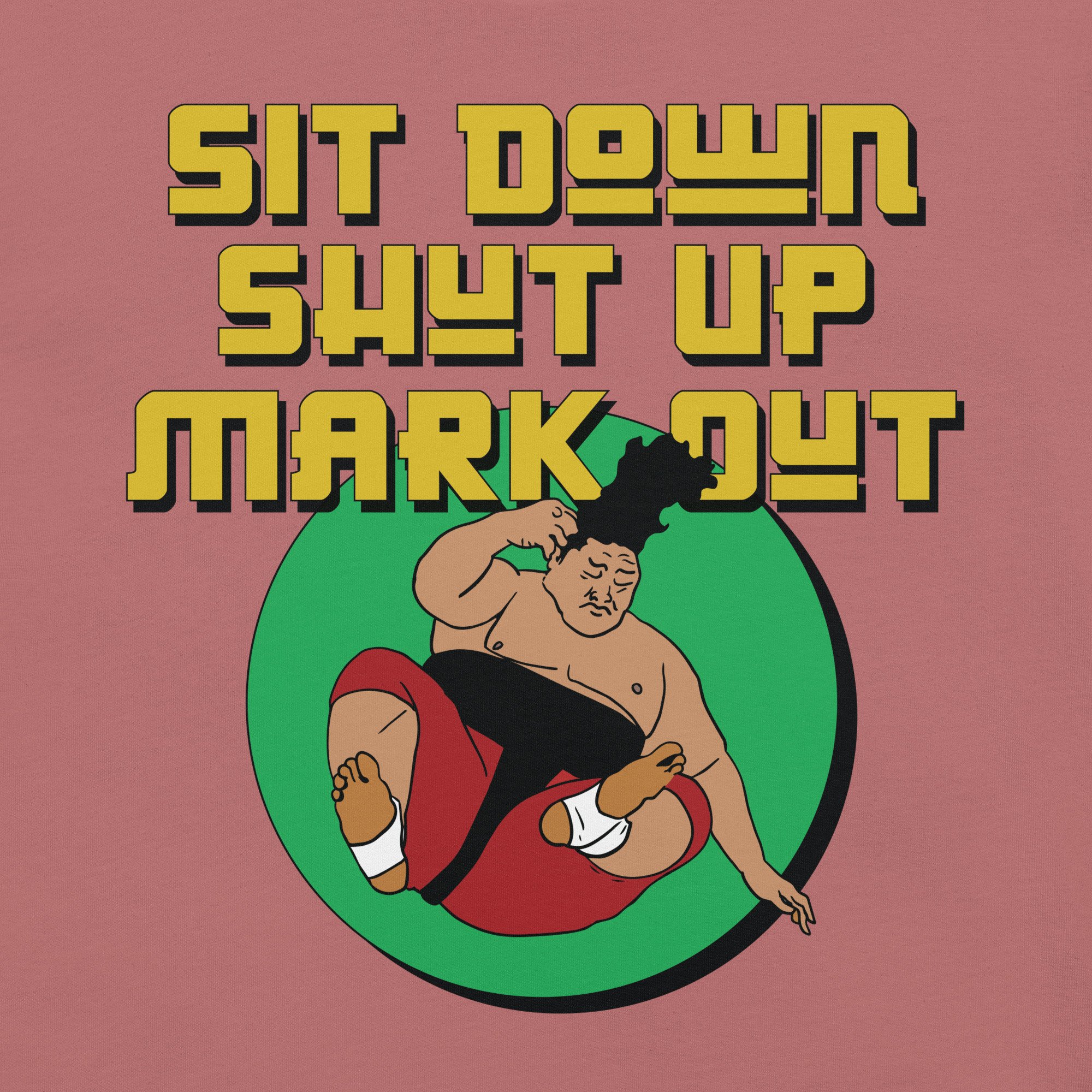 Sit Down Shut Up Mark Out Logo Tee - Unisex