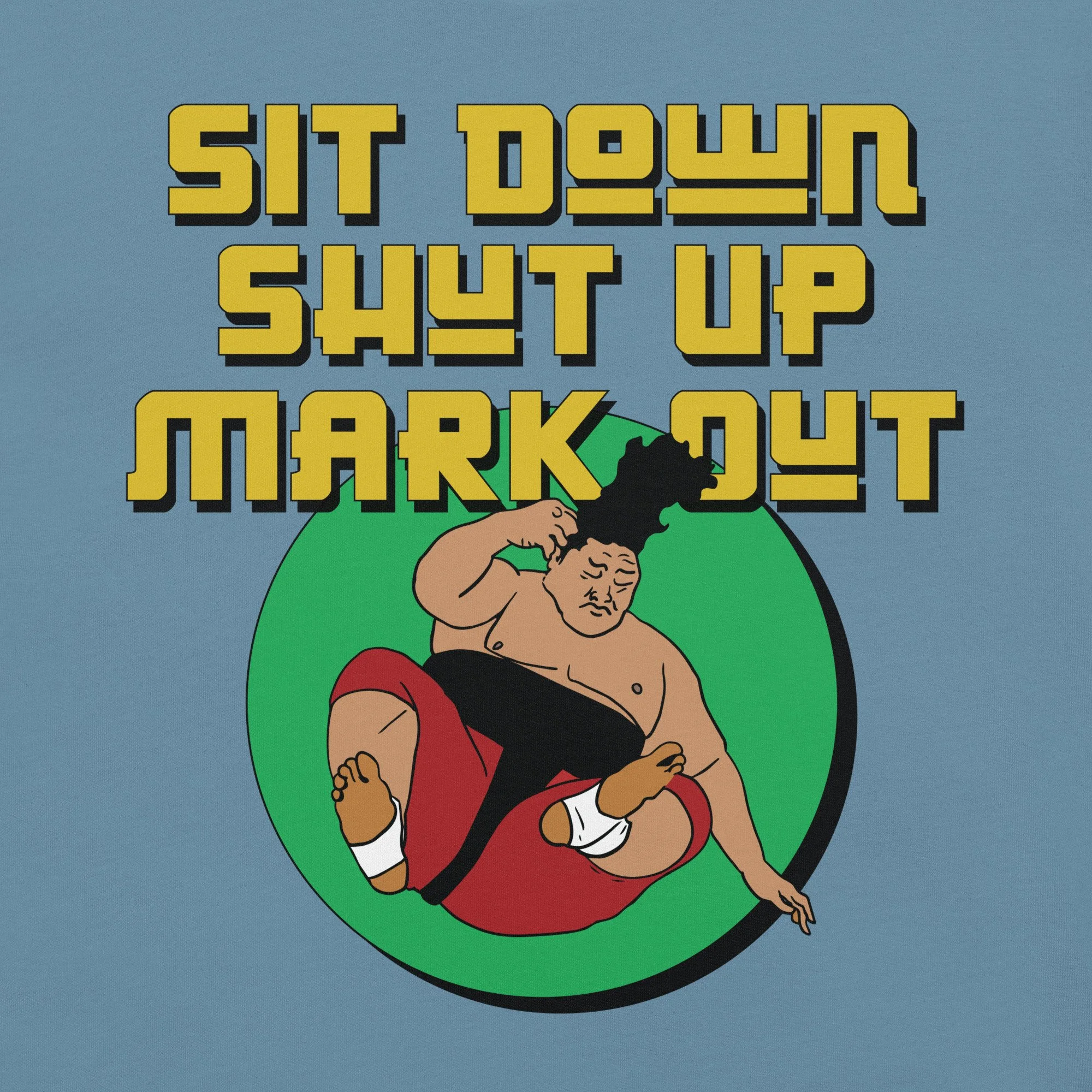 Sit Down Shut Up Mark Out Logo Tee - Unisex