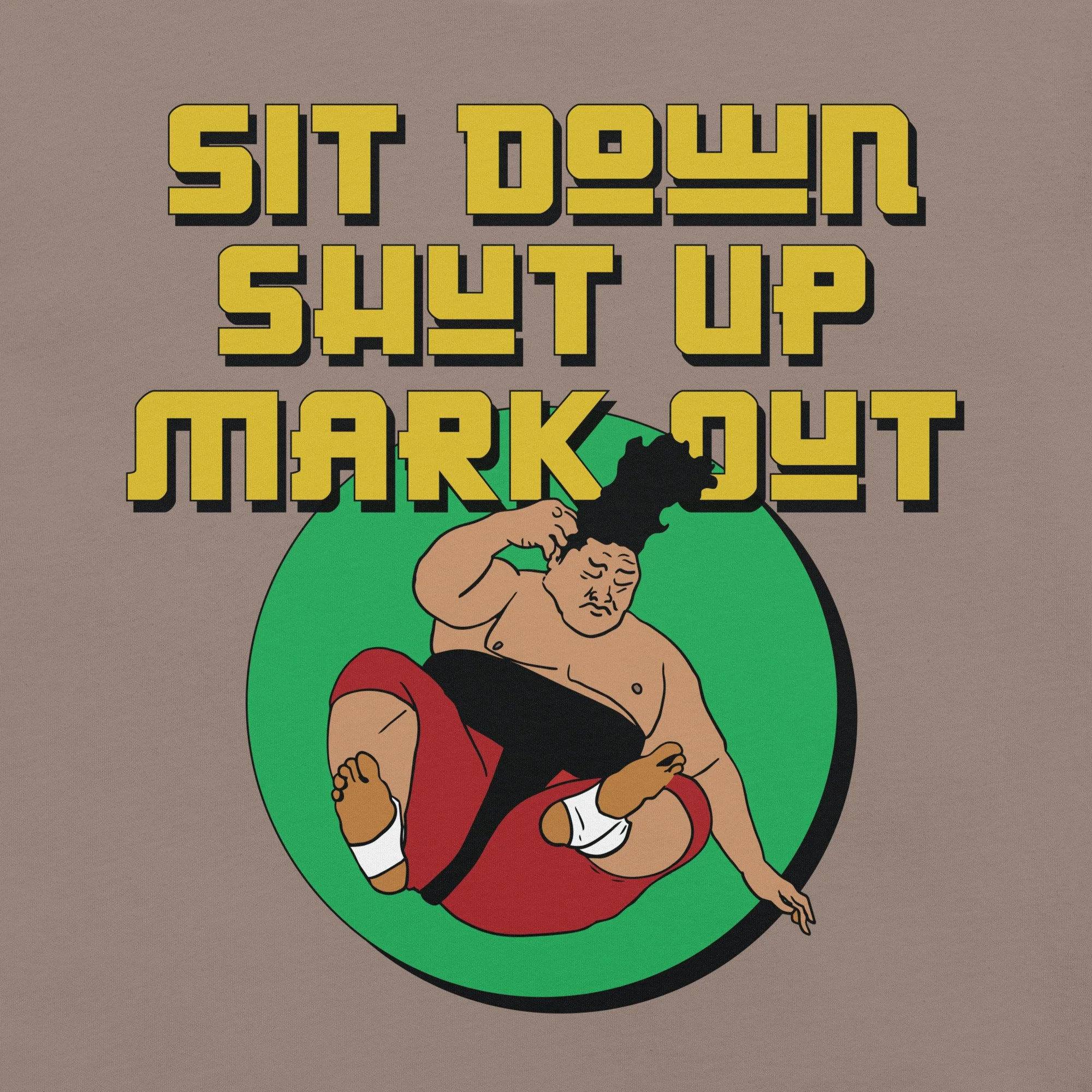 Sit Down Shut Up Mark Out Logo Tee - Unisex