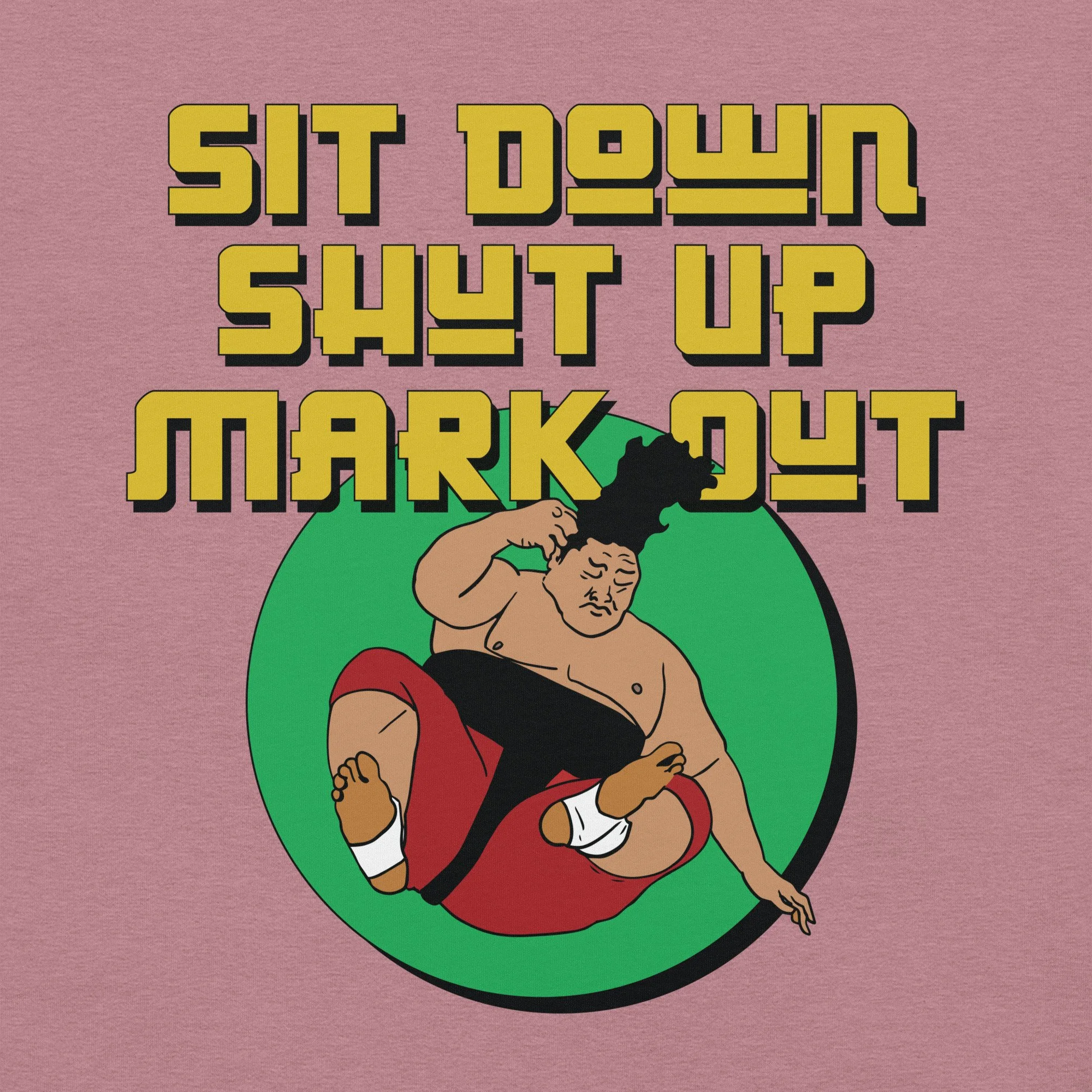 Sit Down Shut Up Mark Out Logo Tee - Unisex