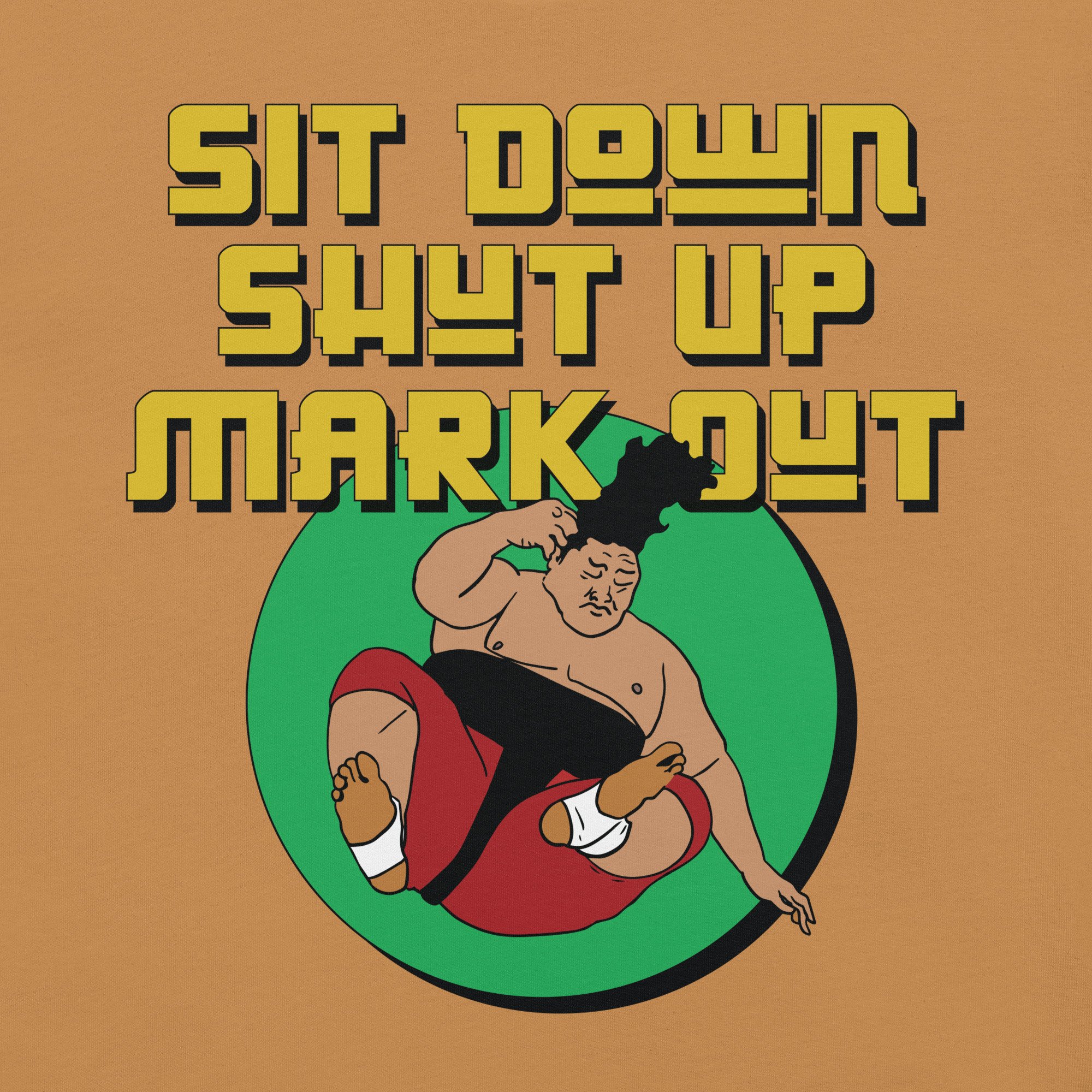 Sit Down Shut Up Mark Out Logo Tee - Unisex