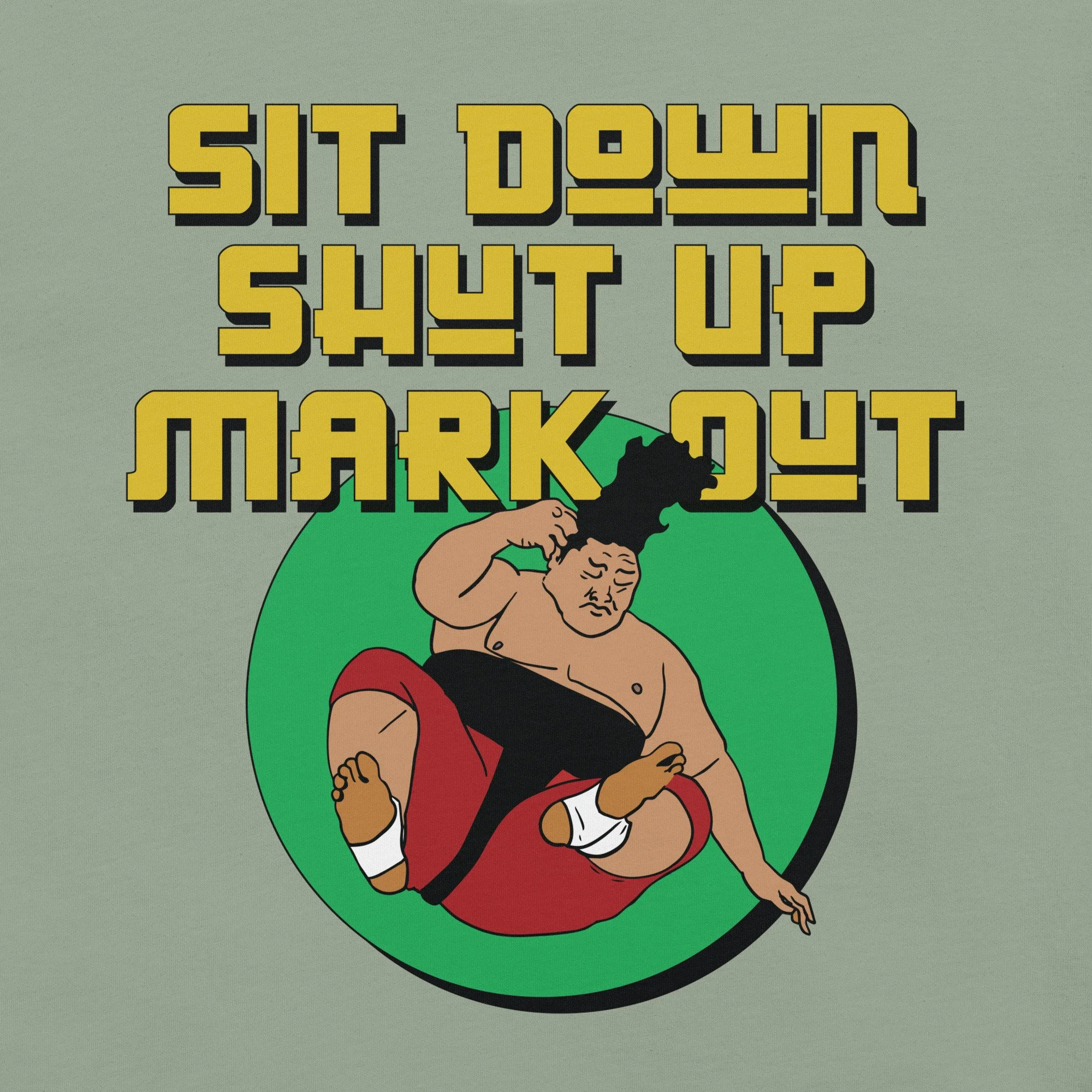 Sit Down Shut Up Mark Out Logo Tee - Unisex