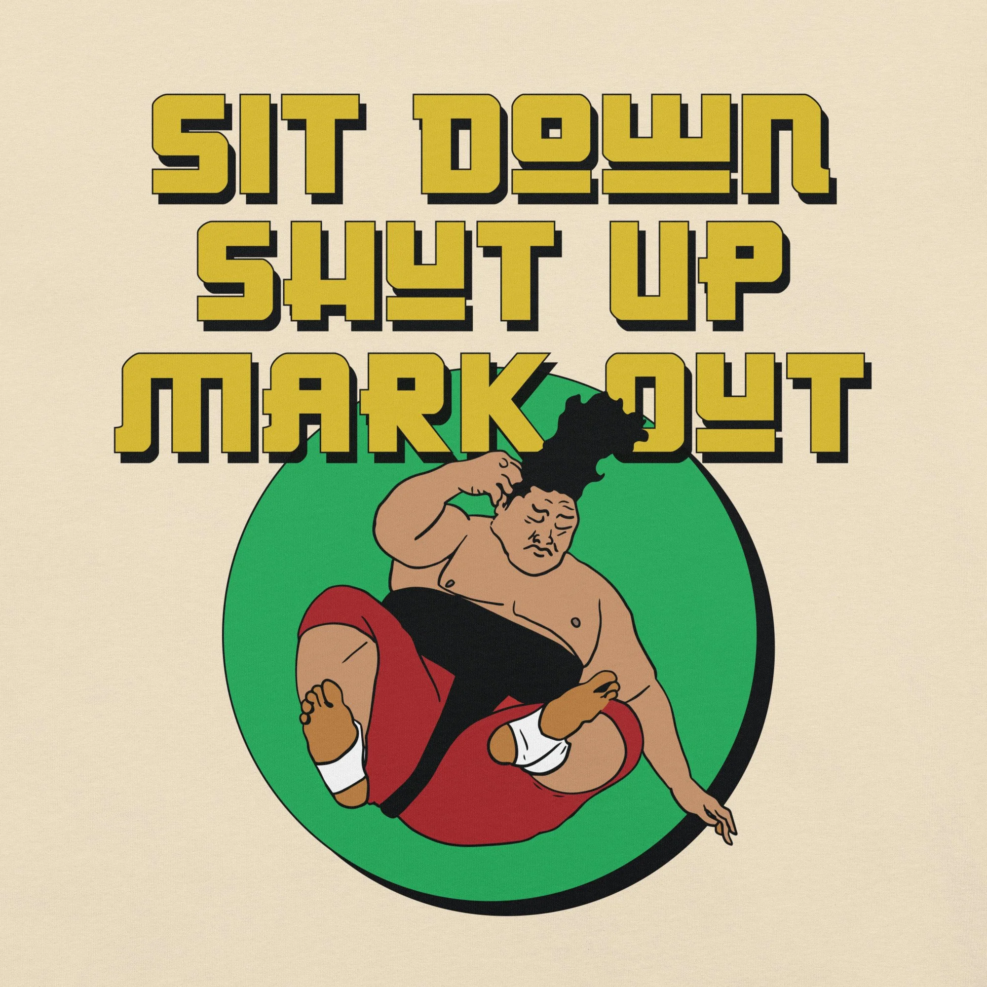 Sit Down Shut Up Mark Out Logo Tee - Unisex