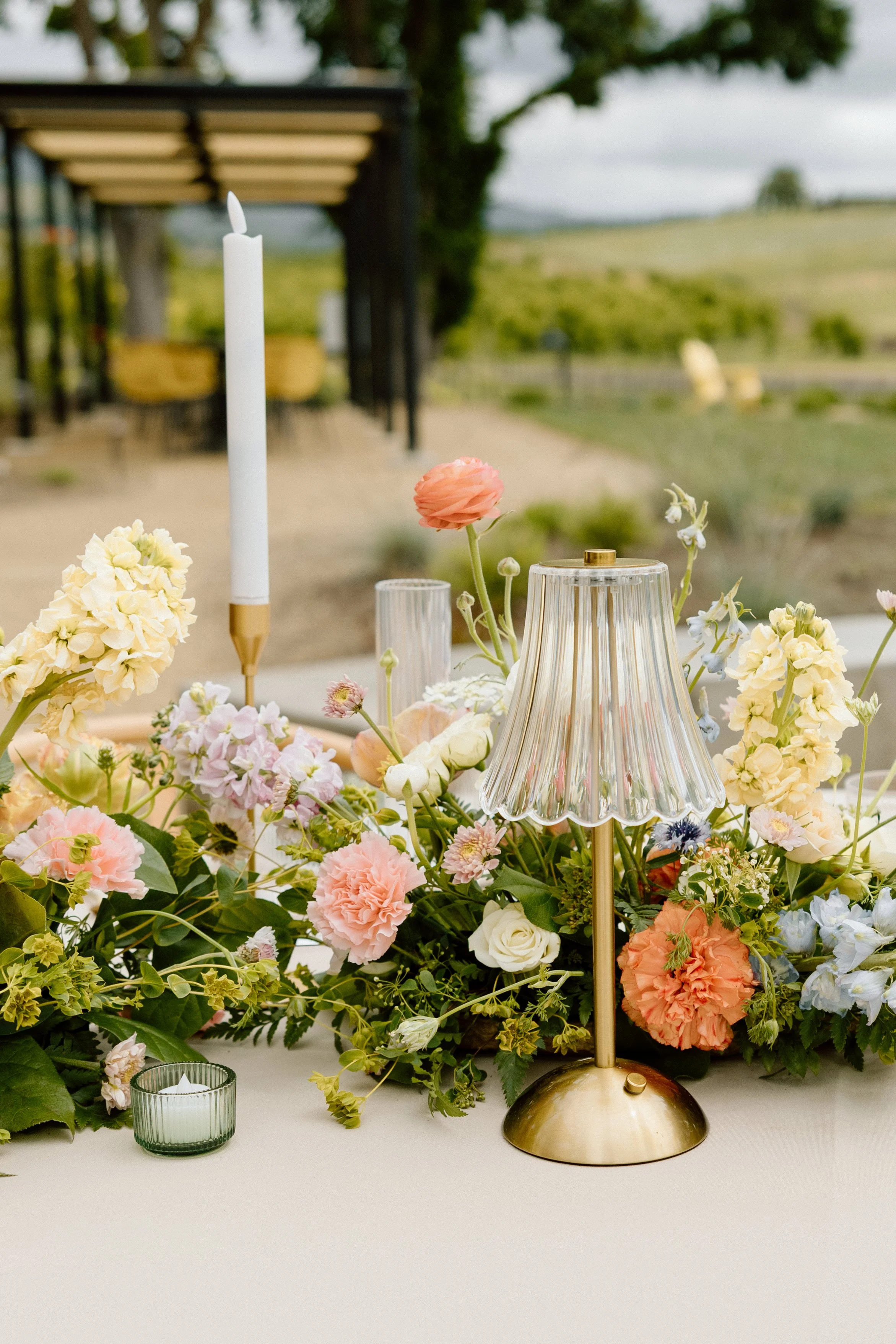 EMILY B. PHOTO CO. -- Southern Oregon Wedding Photographer -- Naumes Winery Wedding -- Main Tablescape-6.jpg