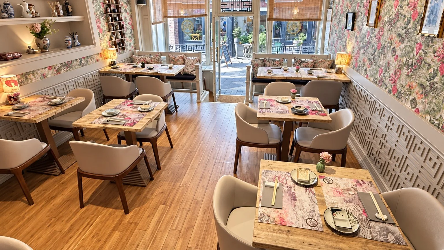 Sushi & Salad Saffron Walden restaurant interior dining room