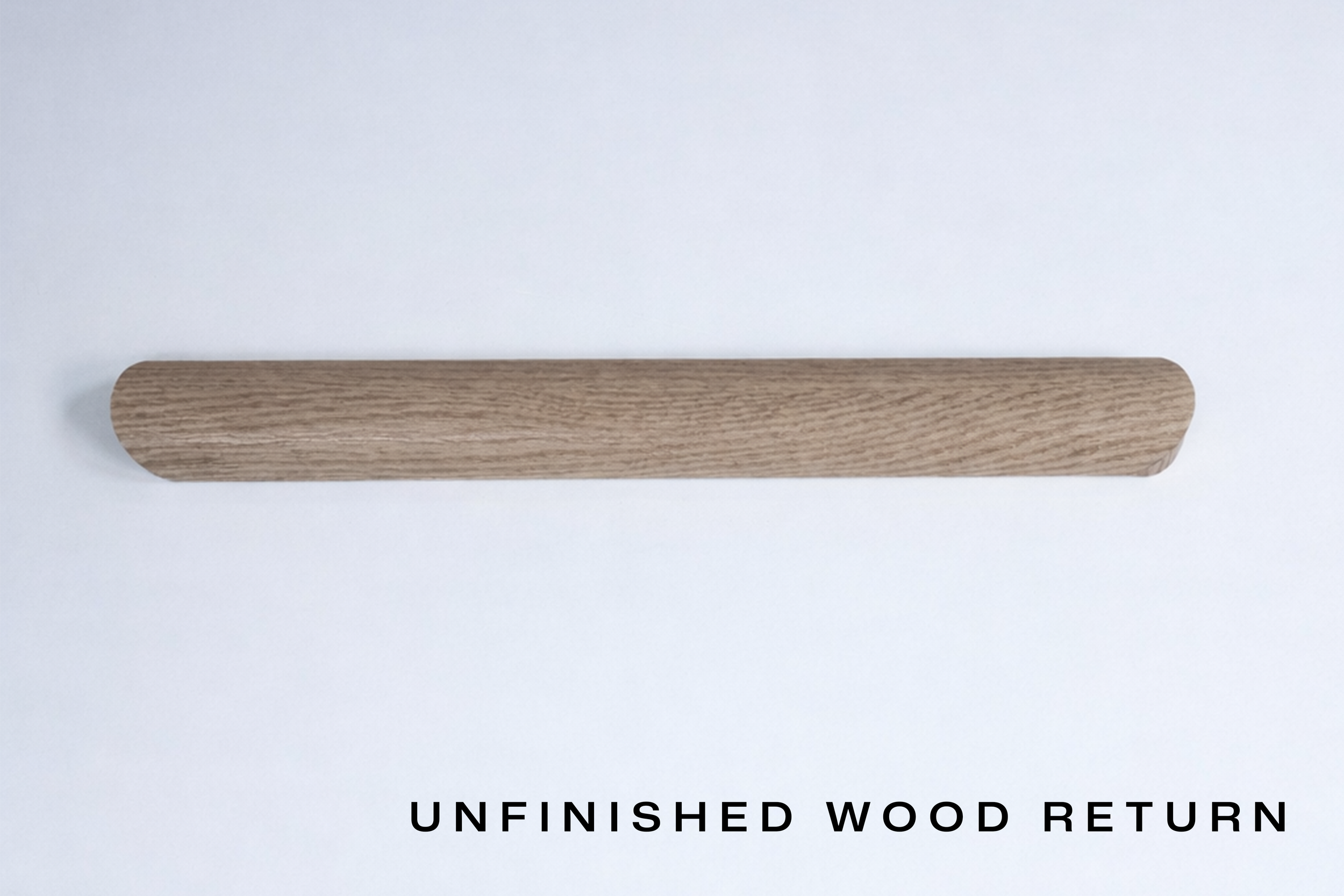 Ready-to-stain any color, solid red oak wood.
