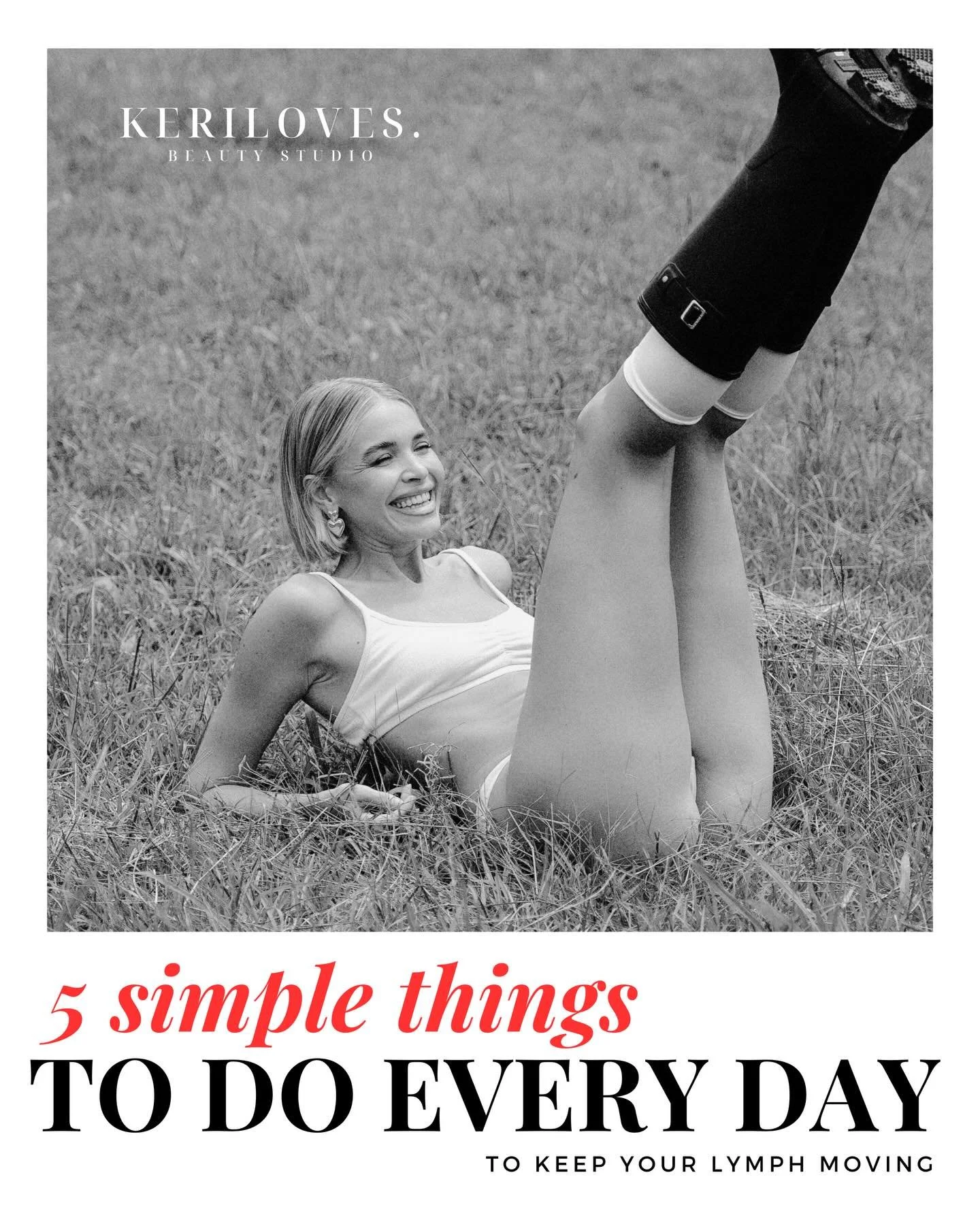 🤍 Your lymphatic system doesn&rsquo;t have a pump.

Unlike your heart, your lymphatic system relies on YOU to keep fluid moving.

When lymph slows down, you might notice:
&bull; Puffiness
&bull; Heavy legs
&bull; A swollen tummy
&bull; Brain fog
&bu