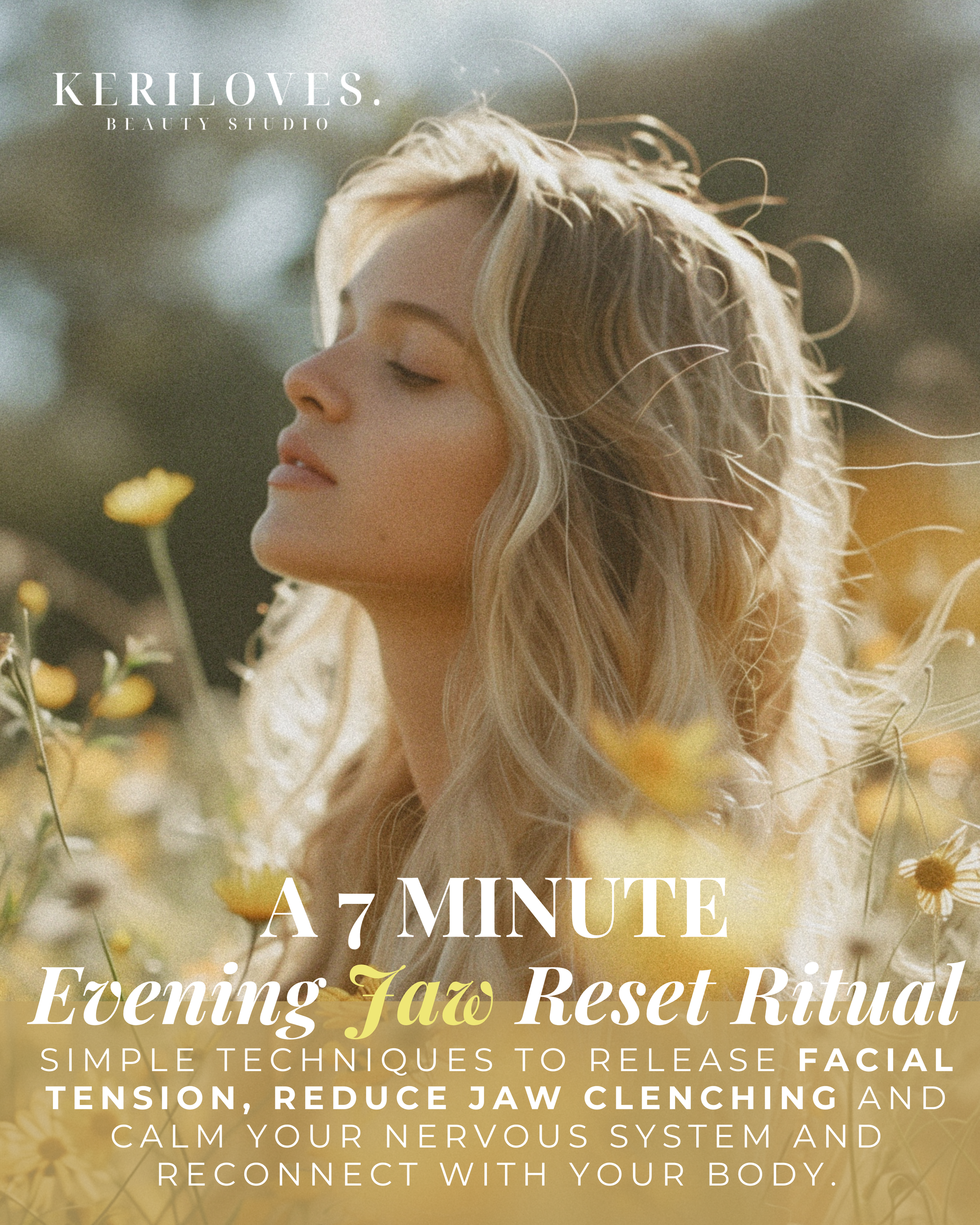A 7 Minute Jaw Tension Release Ritual