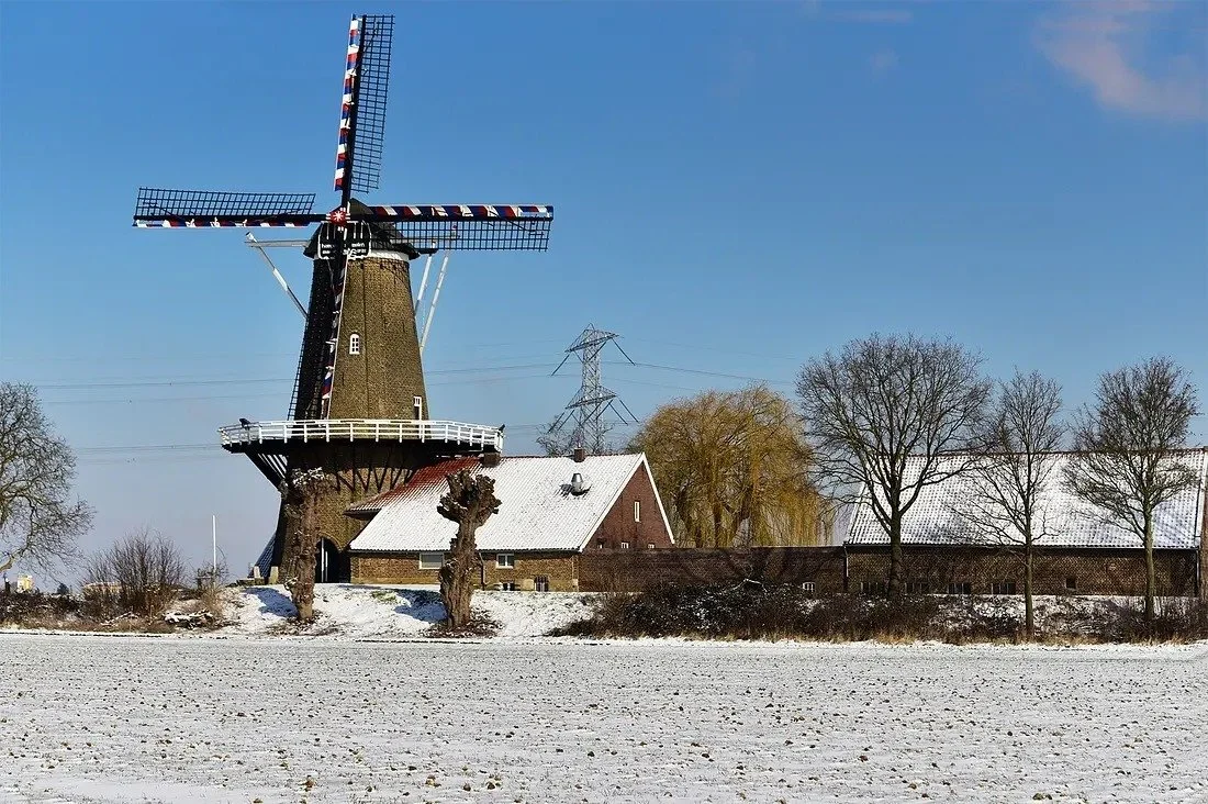 Kerstgroet van Limburgse Molens
