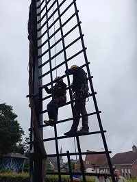 Cursus Valbeveiliging, bij de Sint Jan in Stramproy