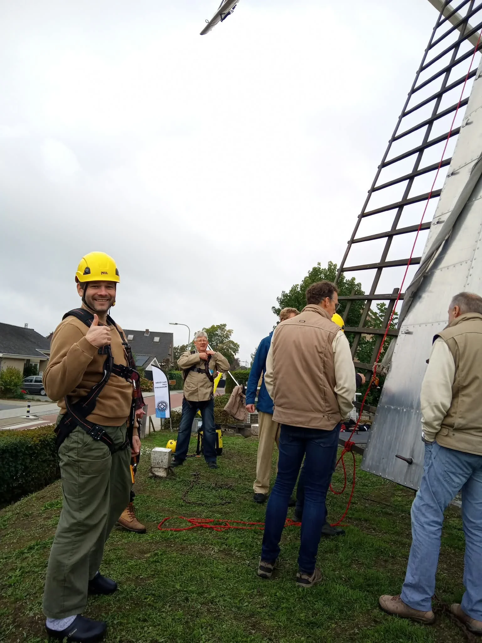 Veilig omhoog, veilig weer naar beneden!