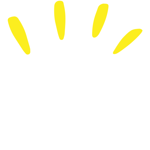 The image shows a silhouette of a dog with yellow lines above its head, possibly indicating excitement or alertness.