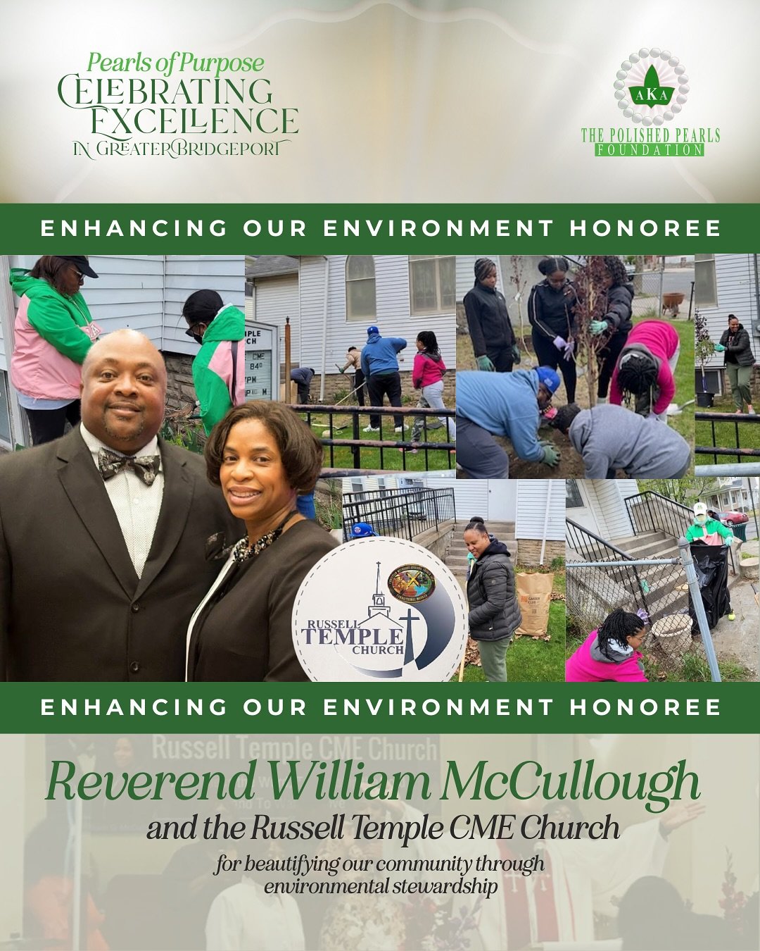 Celebrating Reverend William McCullough and Russell Temple Church for their commitment to beautifying our community through environmental stewardship! 💚

From tree planting initiatives to creating green spaces, they&rsquo;re enhancing our environmen