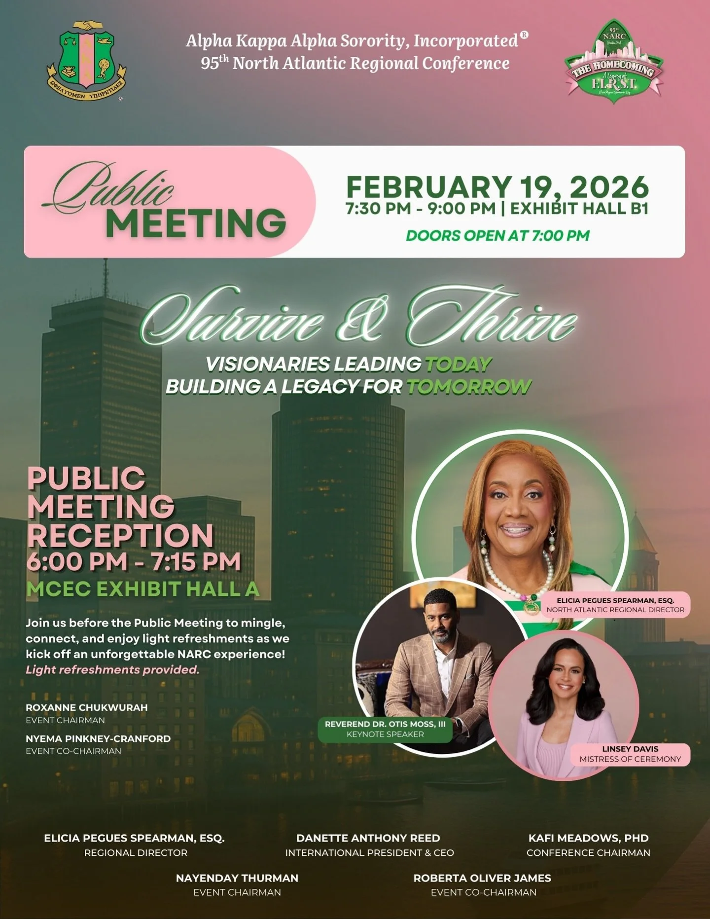 📢 You&rsquo;re Invited to History in the Making! Join Theta Tau Omega, Sisters of the North Atlantic Region, and the Divine Nine alongside Boston&rsquo;s distinguished leaders for a powerful PUBLIC MEETING at the 95th North Atlantic Regional Confere