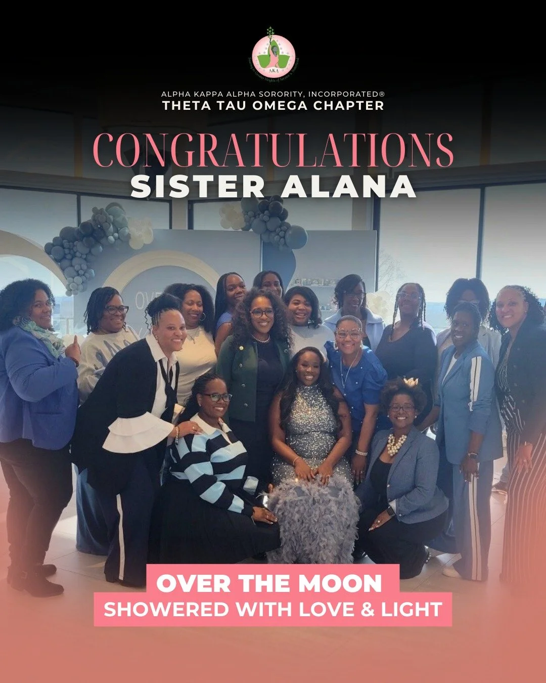 What a remarkable celebration for Sister Alana as she prepares to welcome baby Moon 🌙

Surrounded by love, laughter, and the camaraderie of family, friends, and her Theta Tau Omega sisters, this baby shower was a shining example of how we uplift one