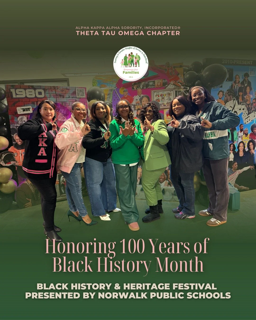 Norwalk Public Schools' Black History &amp; Heritage Festival: 100 Years of Black Commemorations was POWERFUL&mdash;and the Divine Nine made our presence known! ✊🏾

During this celebration of legacy, culture, and community, we were thrilled that our