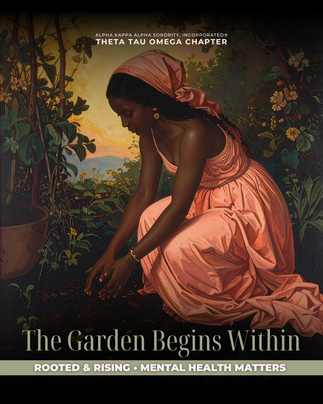 This May, the women of Alpha Kappa Alpha Sorority, Incorporated&reg;, Theta Tau Omega Chapter pause to honor something sacred &mdash; our mental health, our wholeness, and our healing. 

As Black women, we know what it means to show up &mdash; for ou