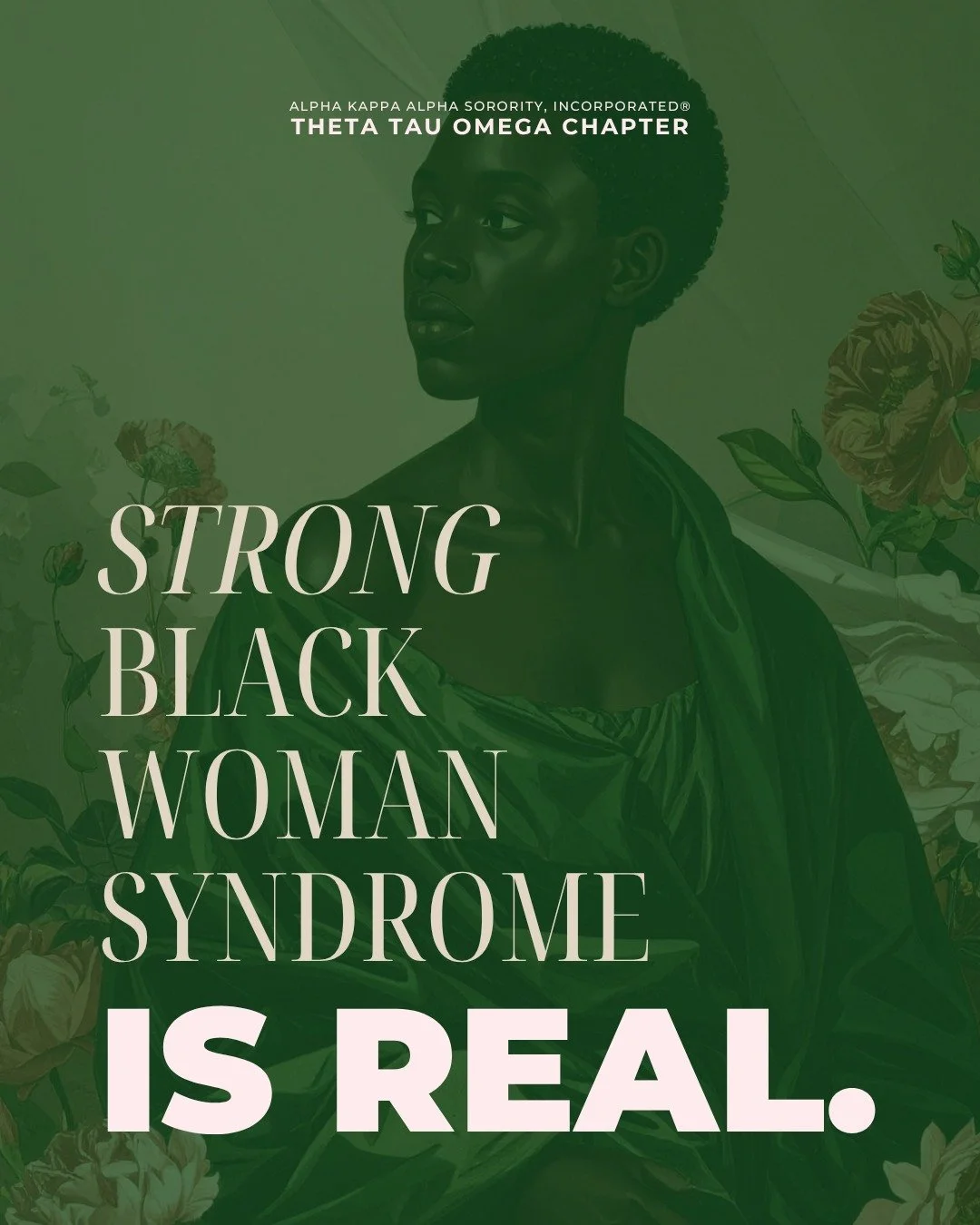 We need to talk about something. Something that has been passed down through generations of Black women like a crown that was never meant to be a burden: "The Strong Black Woman."

💪🏾 She never breaks down. 
💪🏾 She never asks for help. 