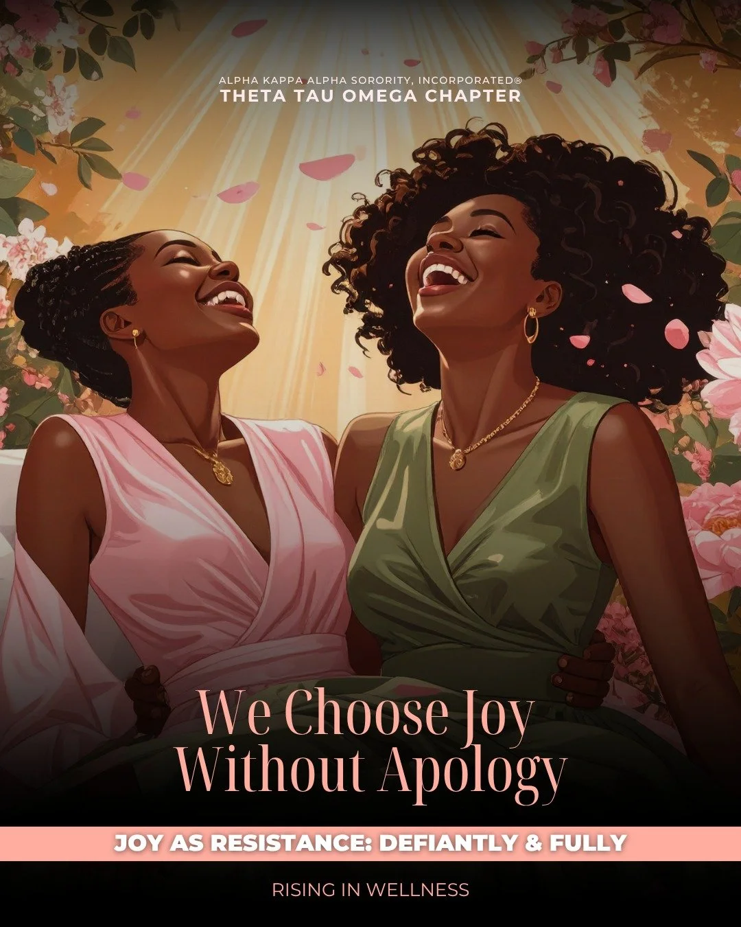 WE CHOOSE JOY 🌸 Not because everything is perfect. Not because the work is done. Not because the world has finally decided to treat us the way we deserve.

We choose joy despite all of that as a declaration: that no amount of hardship, systemic ineq