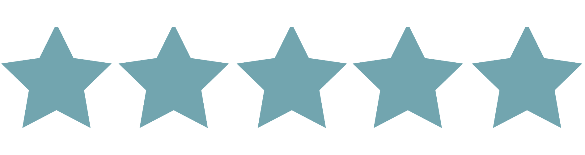 5 star reviews on google