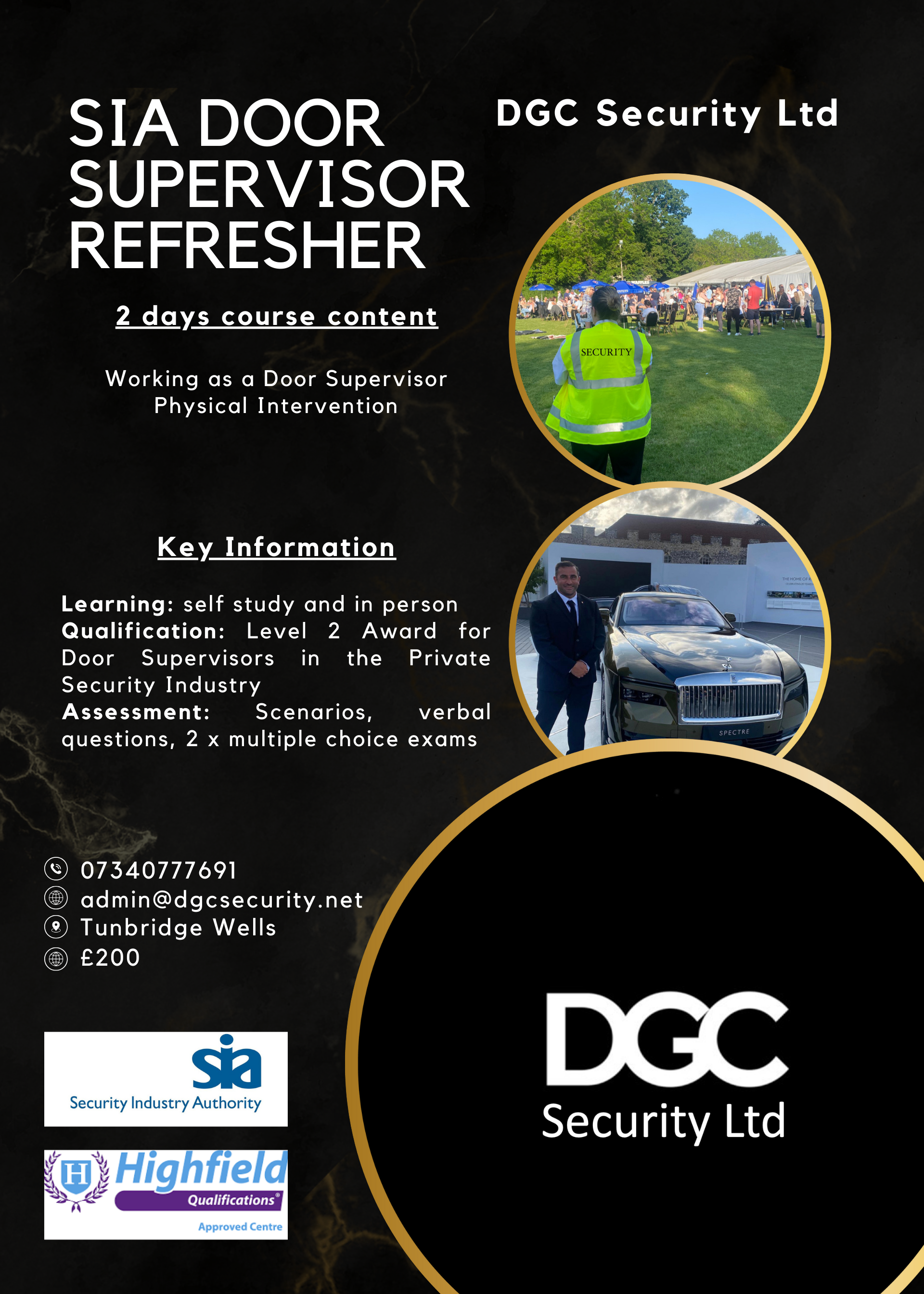 SIA Door Supervisor REFRESHER