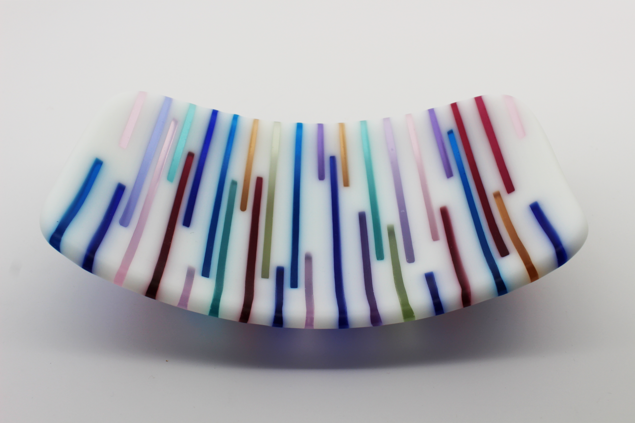 #14 - Rainbow Bowl by Michele Bennett - 8.5” x 5”
