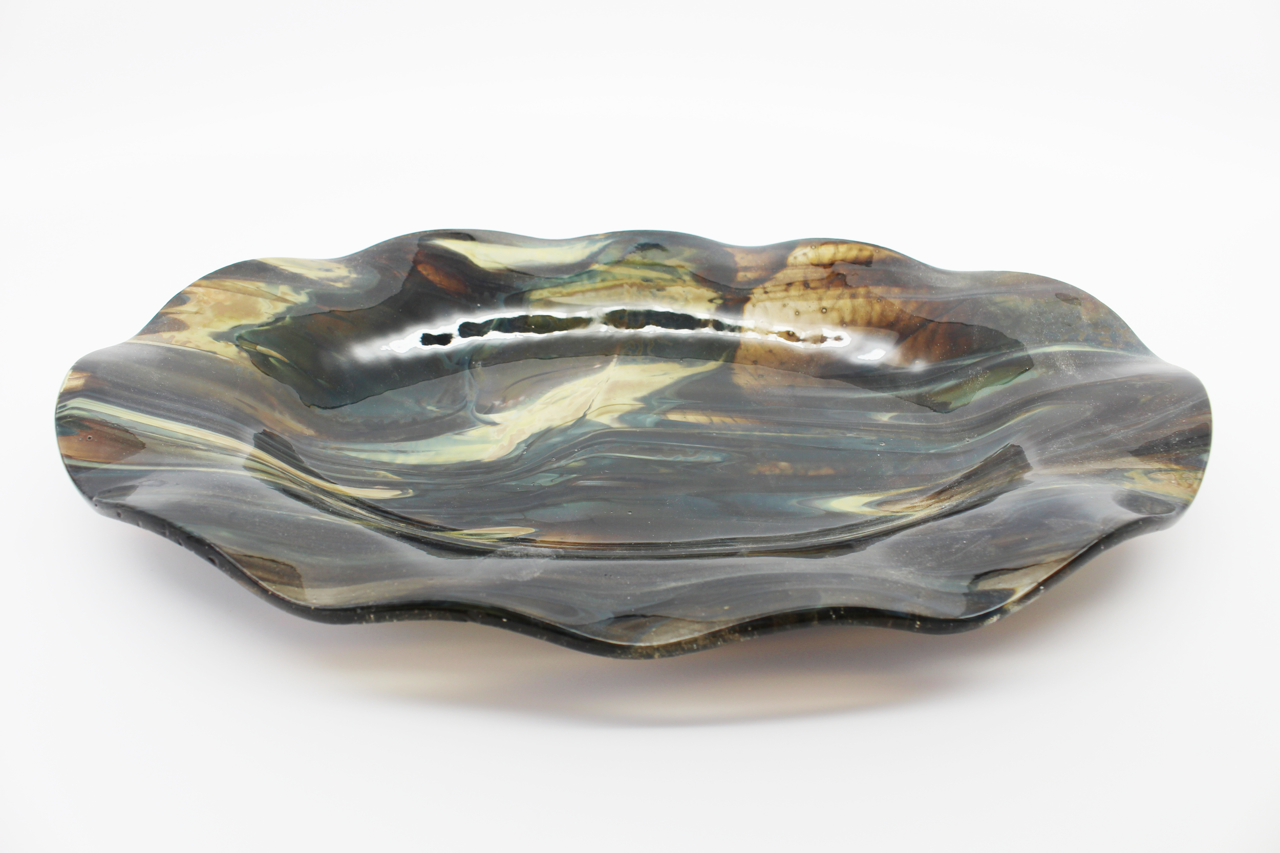 #20 - Petrified Platter by Becky Shelby - 13" x 7"