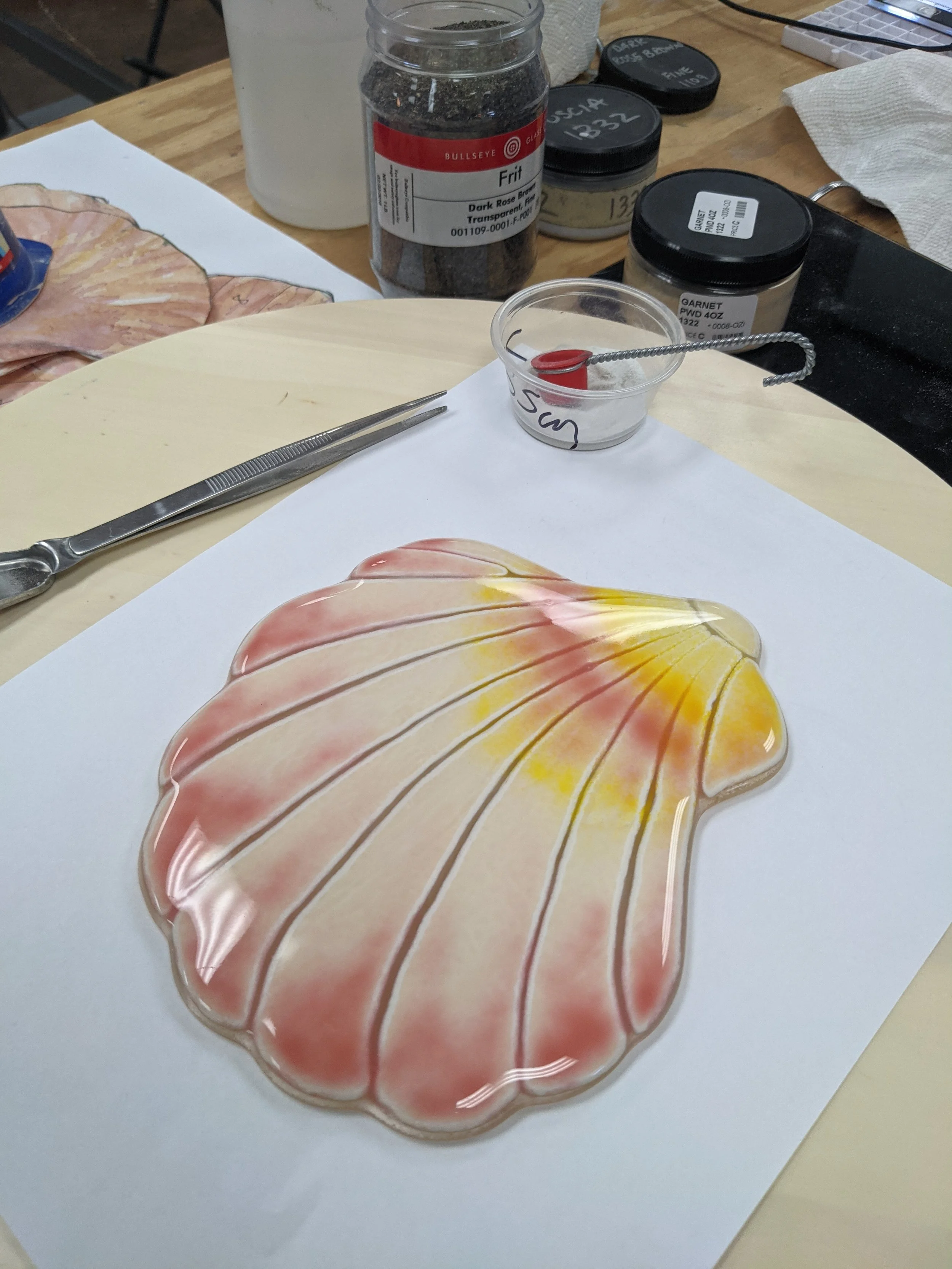 A little powdering to bring it to life.