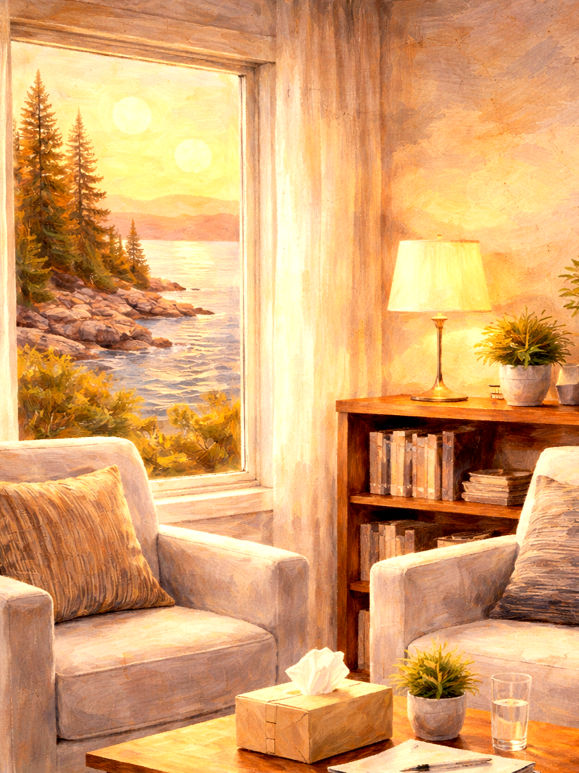 Individual therapy sunny room